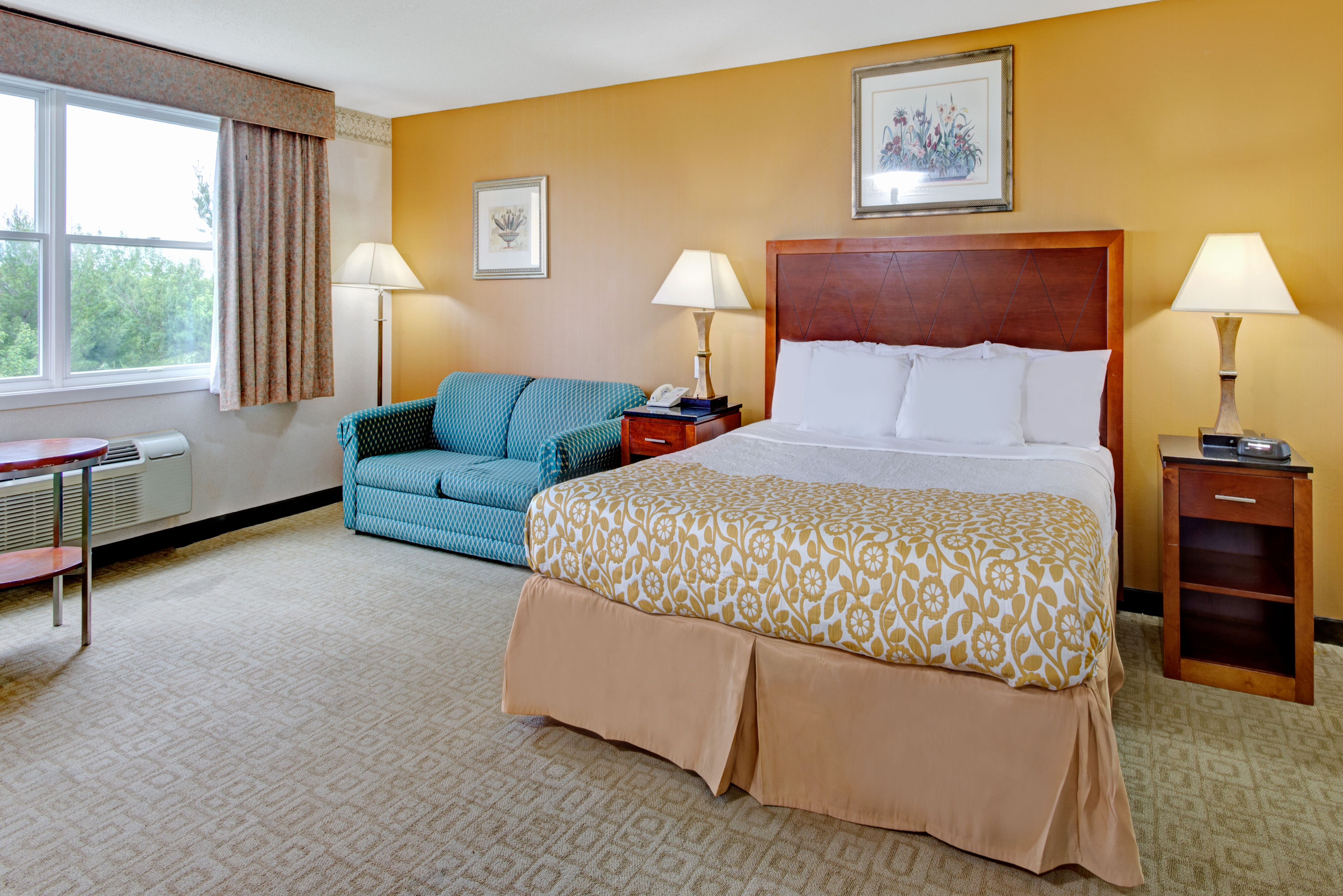 Guest room at the Days Hotel by Wyndham Methuen MA Conference Center in Methuen, Massachusetts