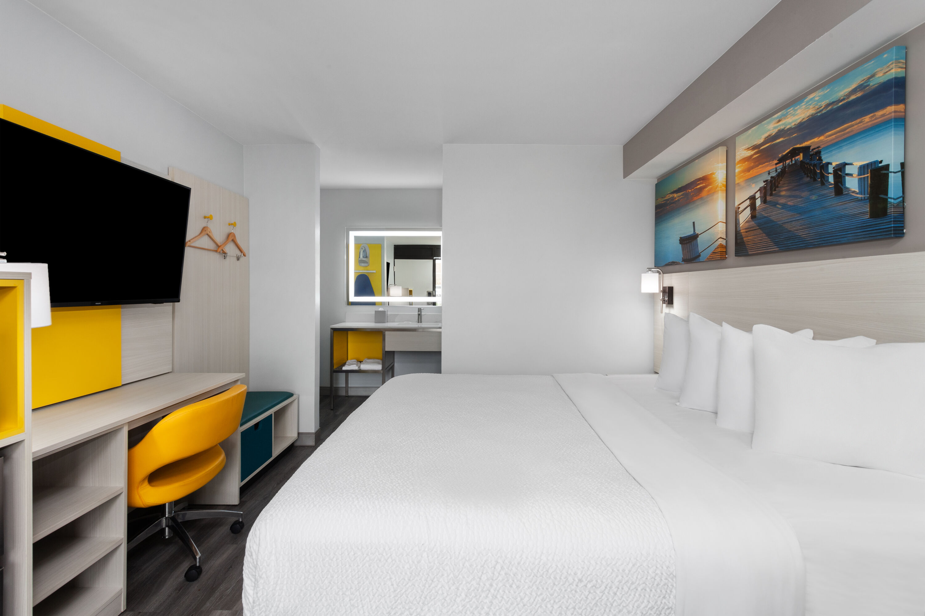 Guest room at the Days Inn by Wyndham Baltimore Northwest in Baltimore, Maryland