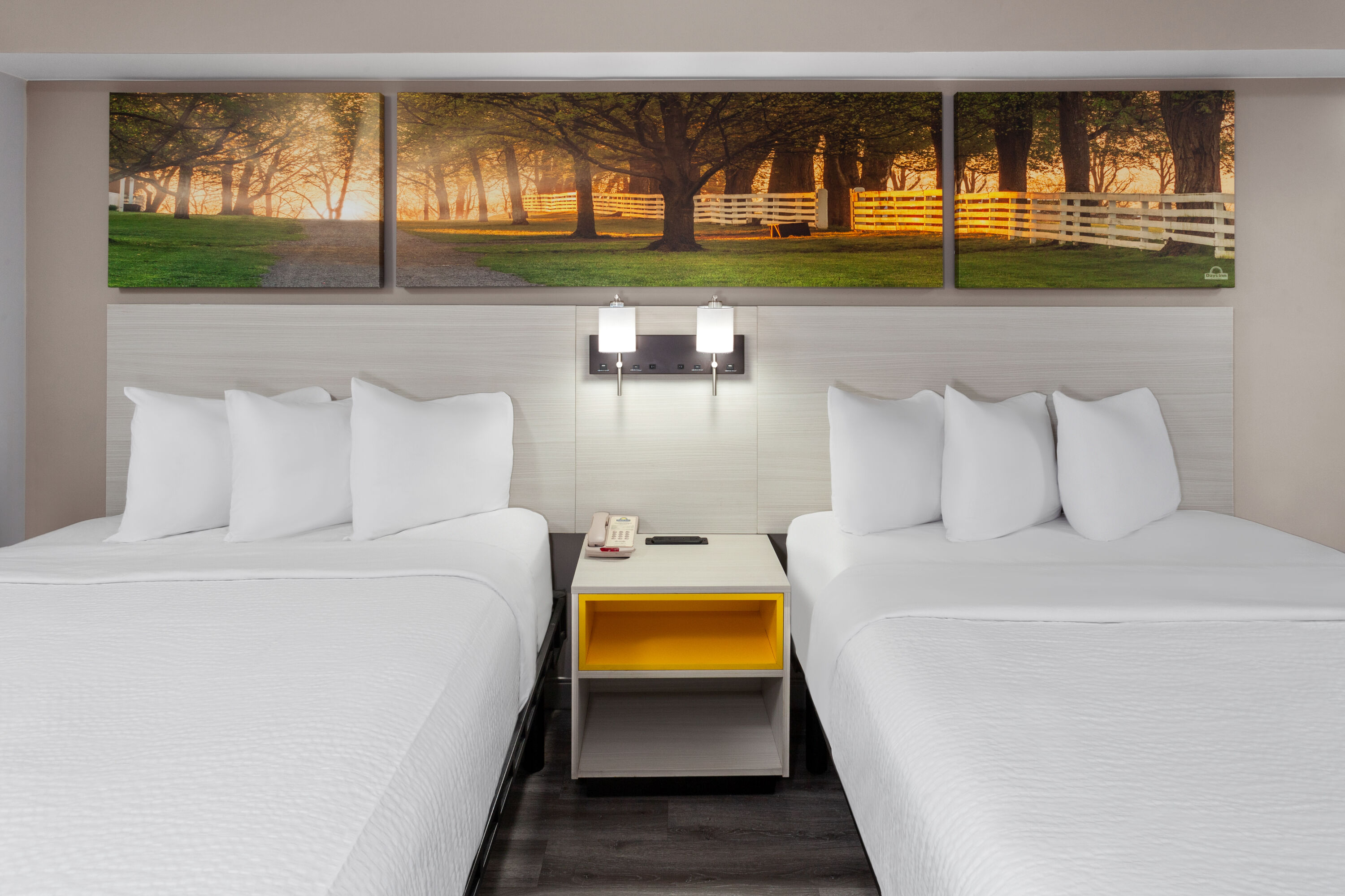 Guest room at the Days Inn by Wyndham Baltimore Northwest in Baltimore, Maryland