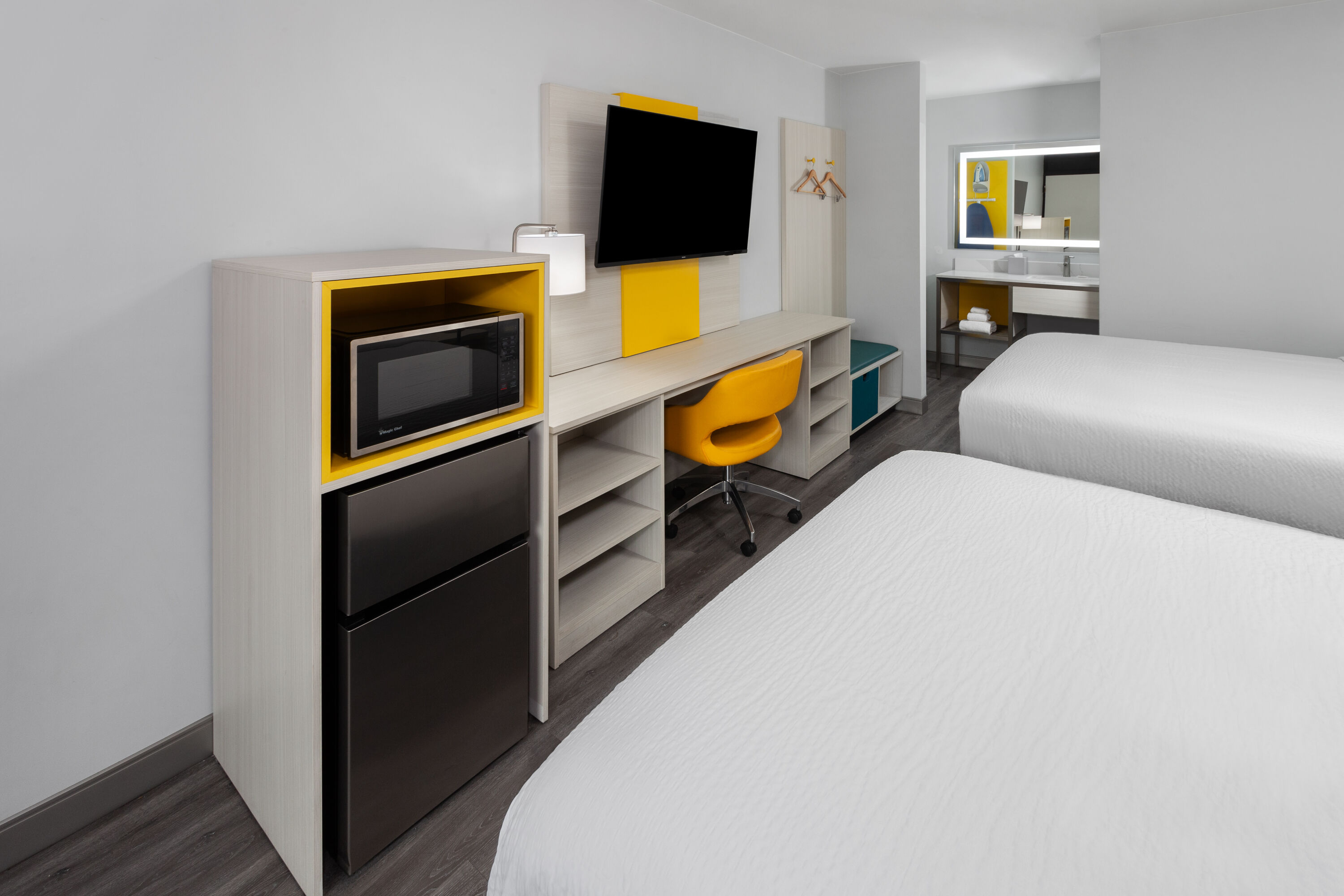 Guest room at the Days Inn by Wyndham Baltimore Northwest in Baltimore, Maryland