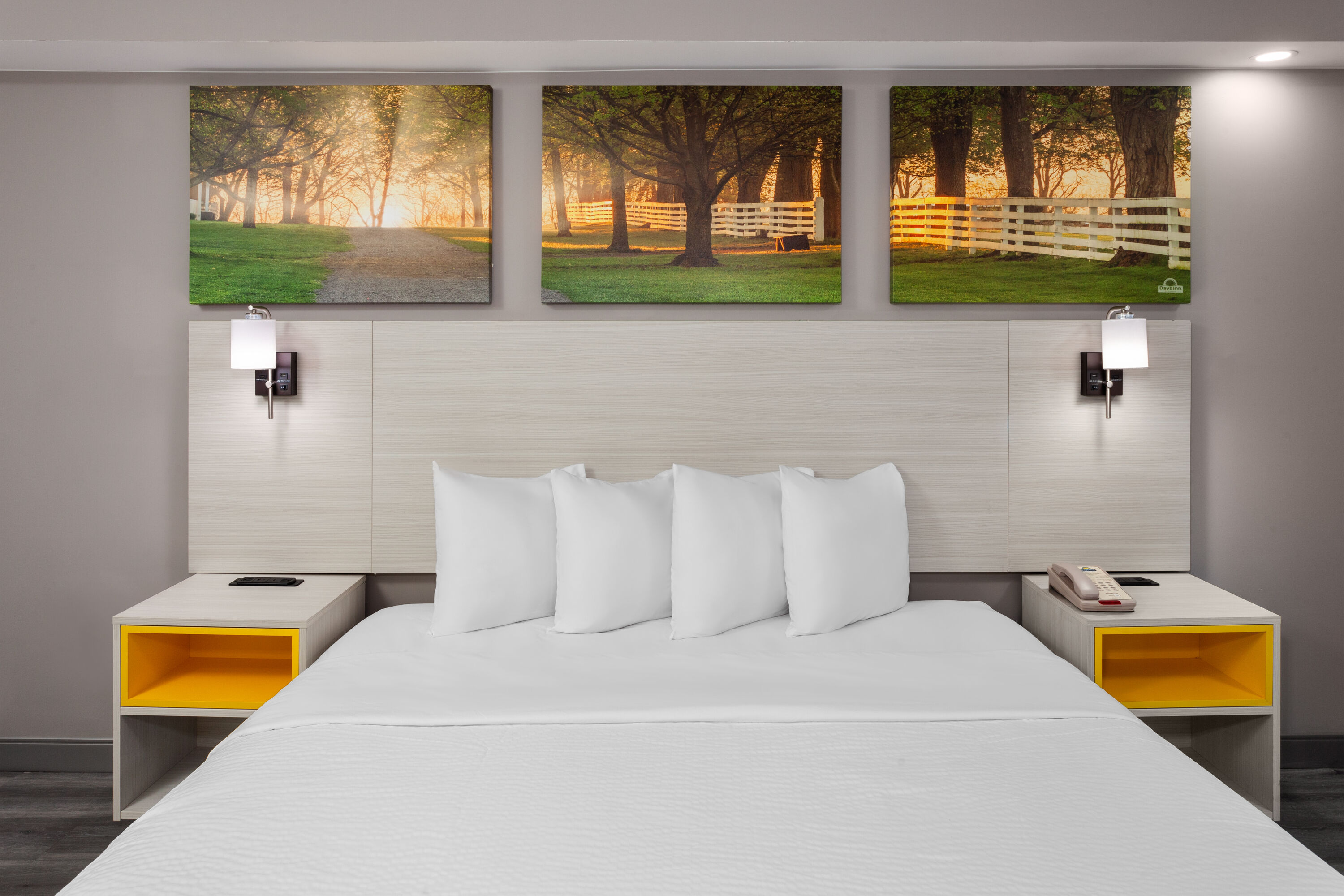 Guest room at the Days Inn by Wyndham Baltimore Northwest in Baltimore, Maryland