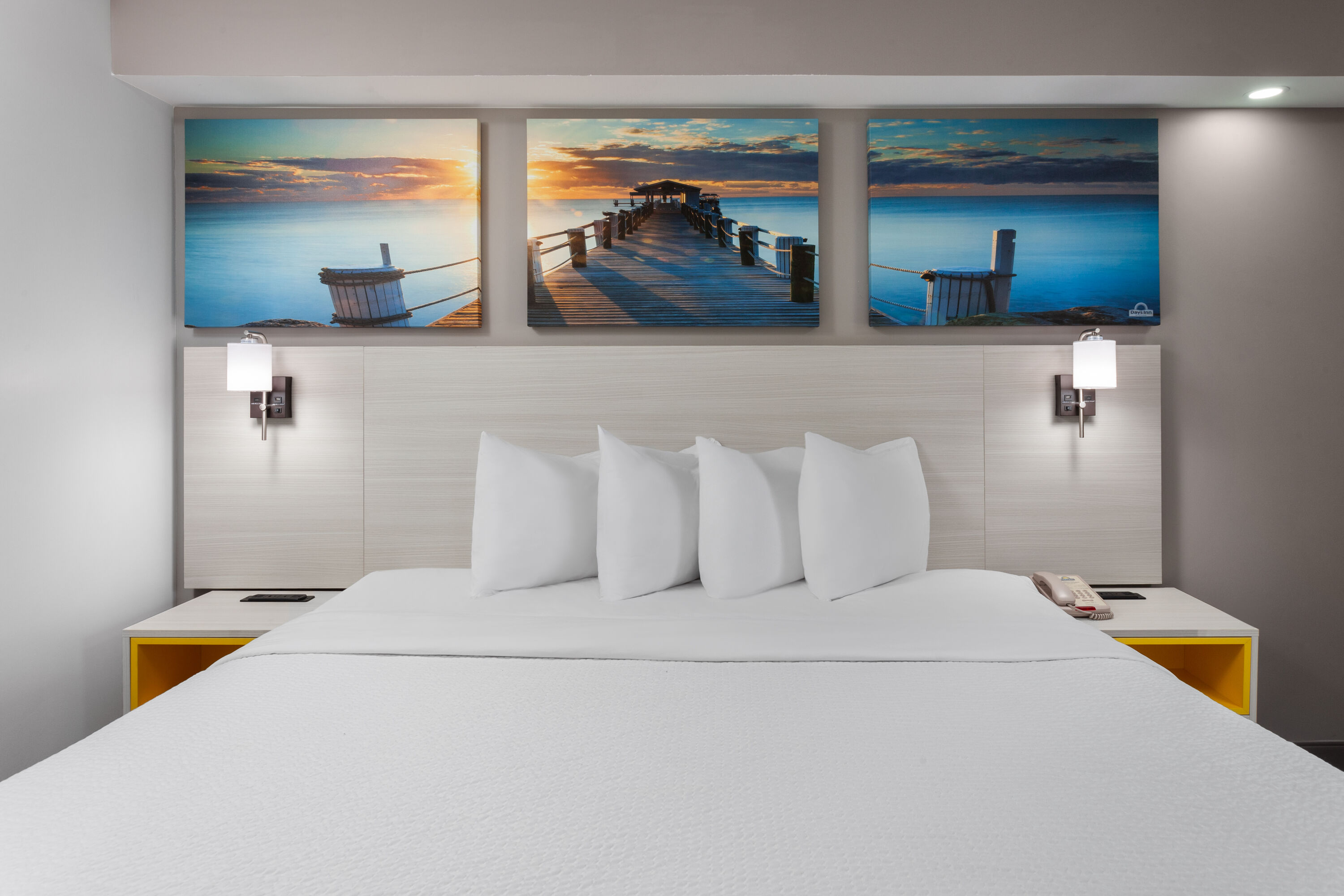 Guest room at the Days Inn by Wyndham Baltimore Northwest in Baltimore, Maryland