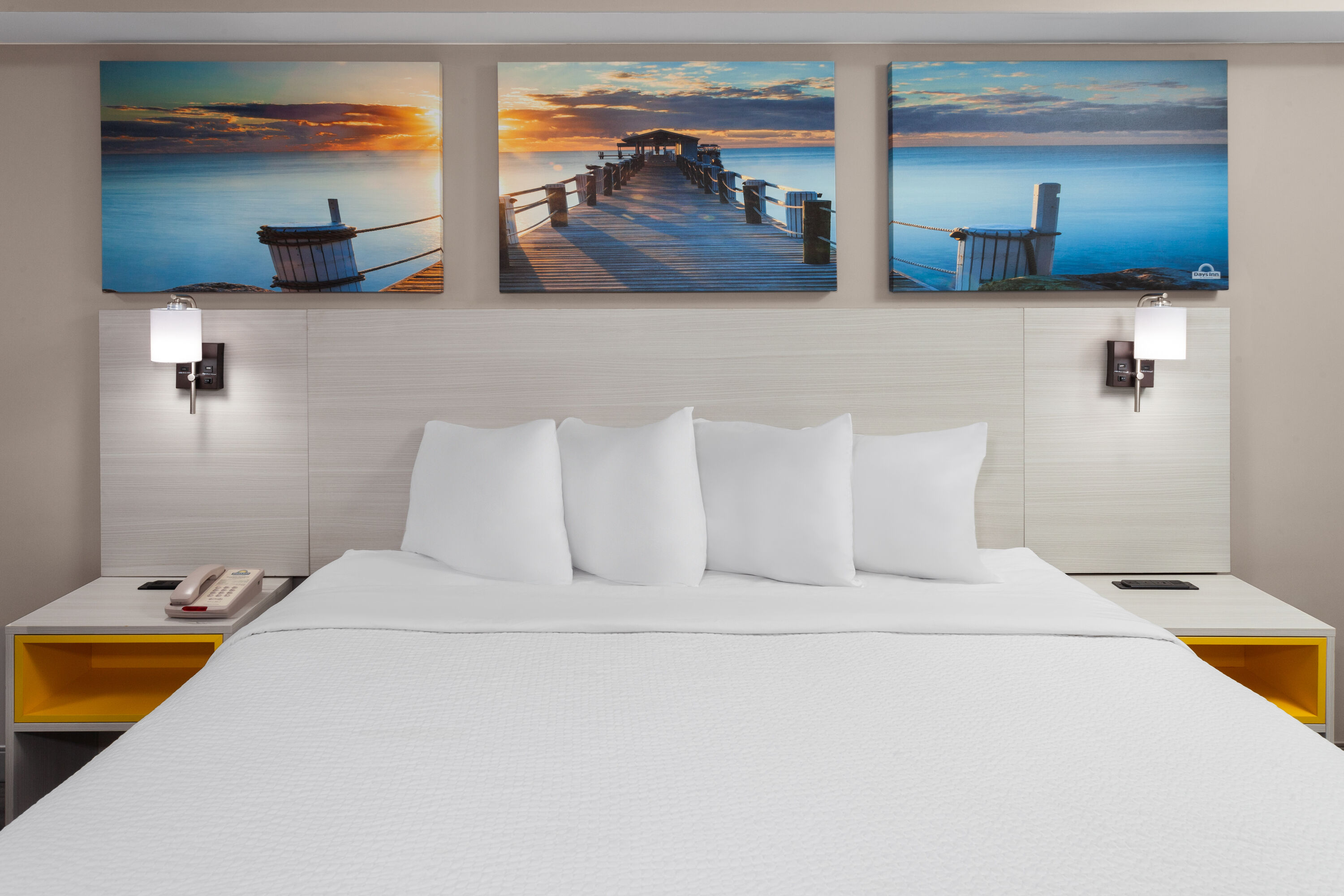 Guest room at the Days Inn by Wyndham Baltimore Northwest in Baltimore, Maryland