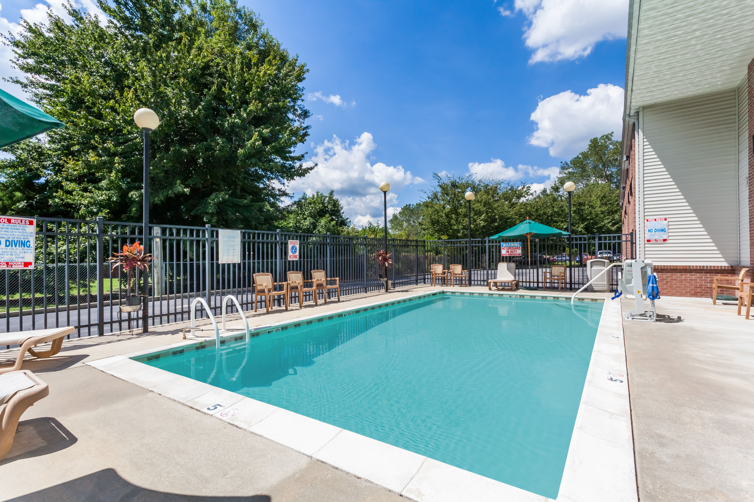 Pool at the Days Inn & Suites by Wyndham Cambridge in Cambridge, Maryland