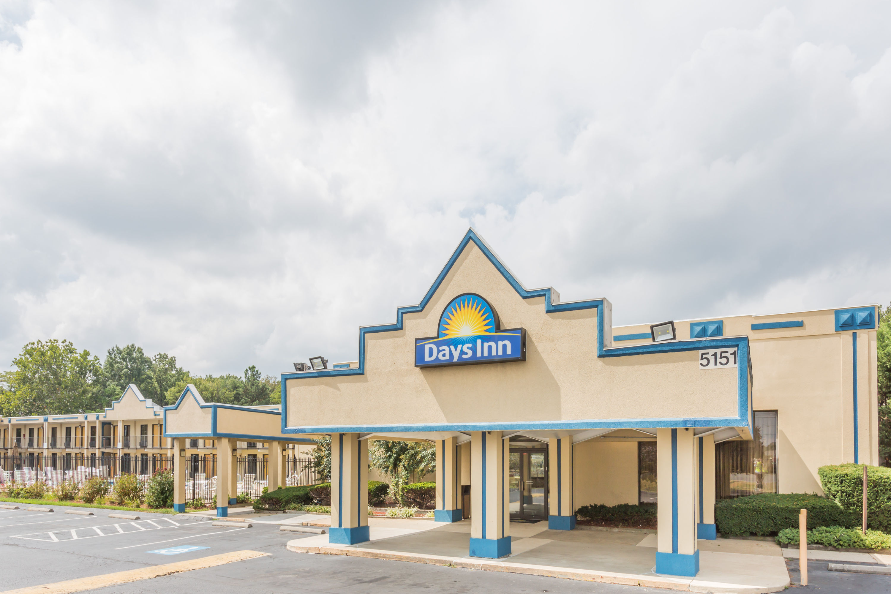 Exterior of Days Inn by Wyndham Camp Springs/Andrews AFB DC Area hotel in Camp Springs, Maryland