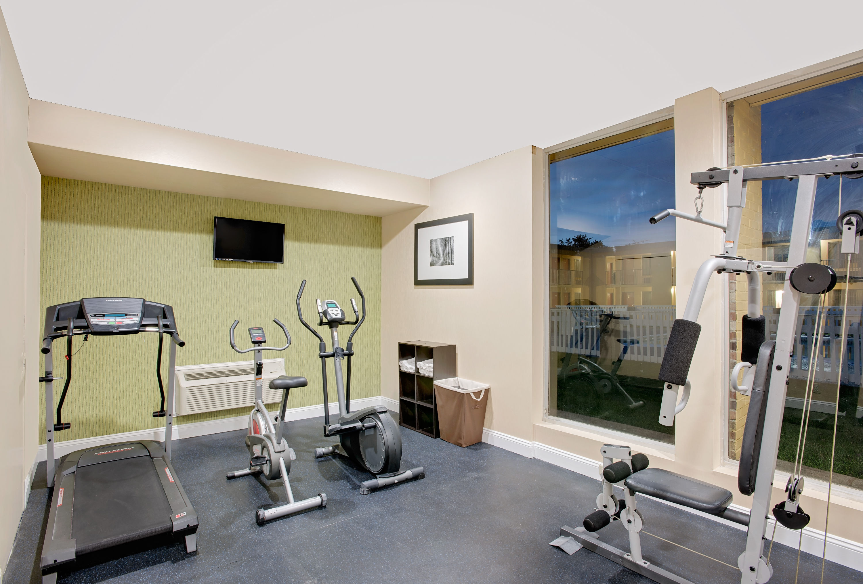 Fitness room at Days Inn by Wyndham Easton in Easton, Maryland