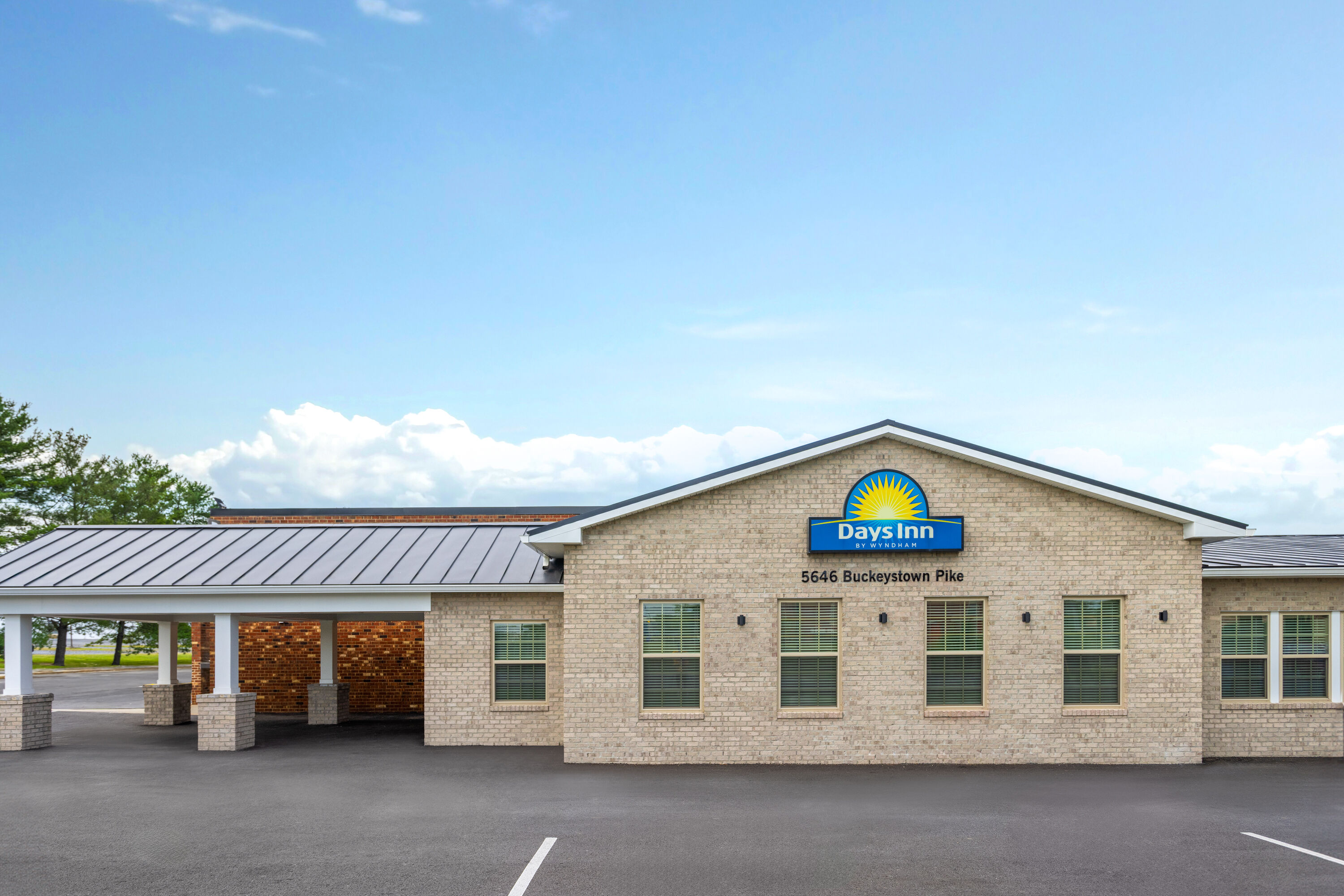 Exterior Day Image of Days Inn by Wyndham Frederick hotel in Frederick, Maryland