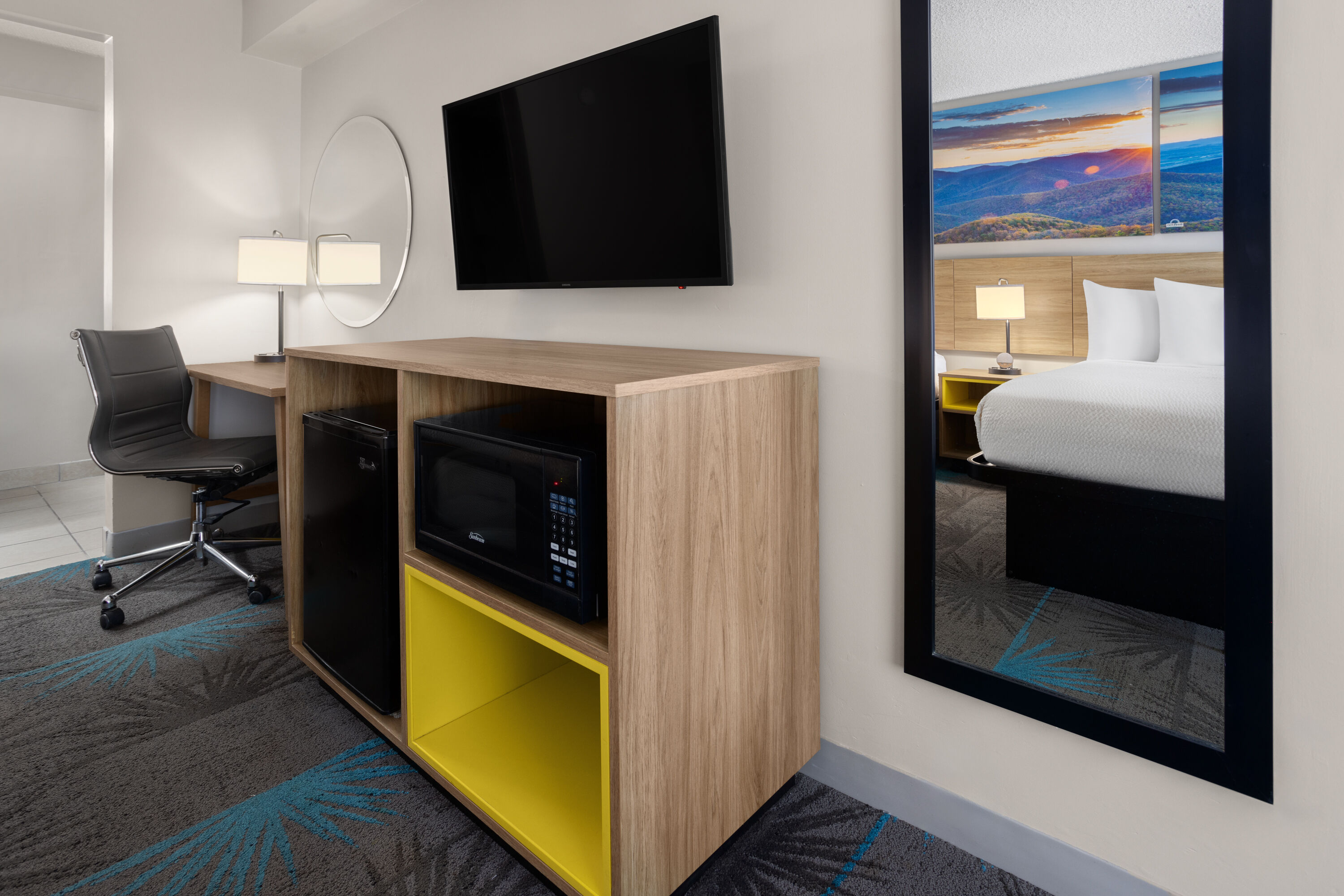 Guest room at the Days Inn by Wyndham Frederick in Frederick, Maryland