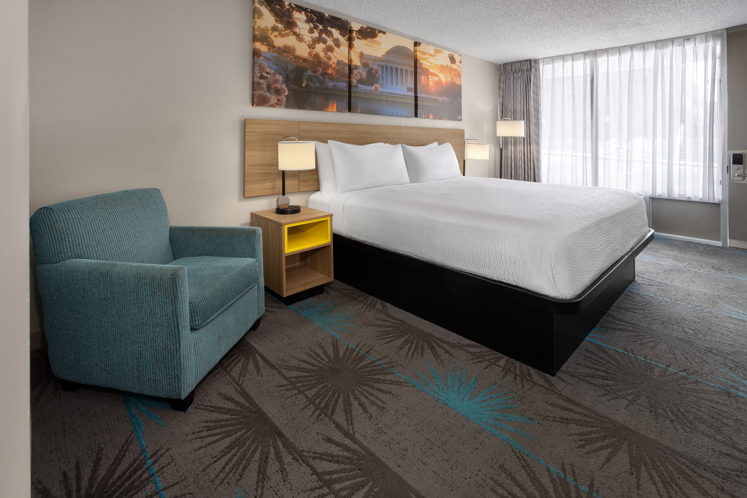 Guest room at the Days Inn by Wyndham Frederick in Frederick, Maryland