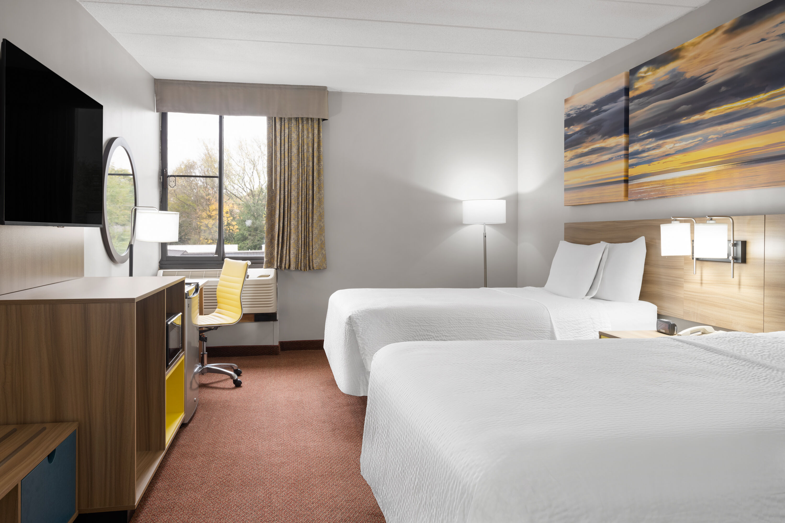 Guest room at the Days Inn by Wyndham Hagerstown I-70 in Hagerstown, Maryland