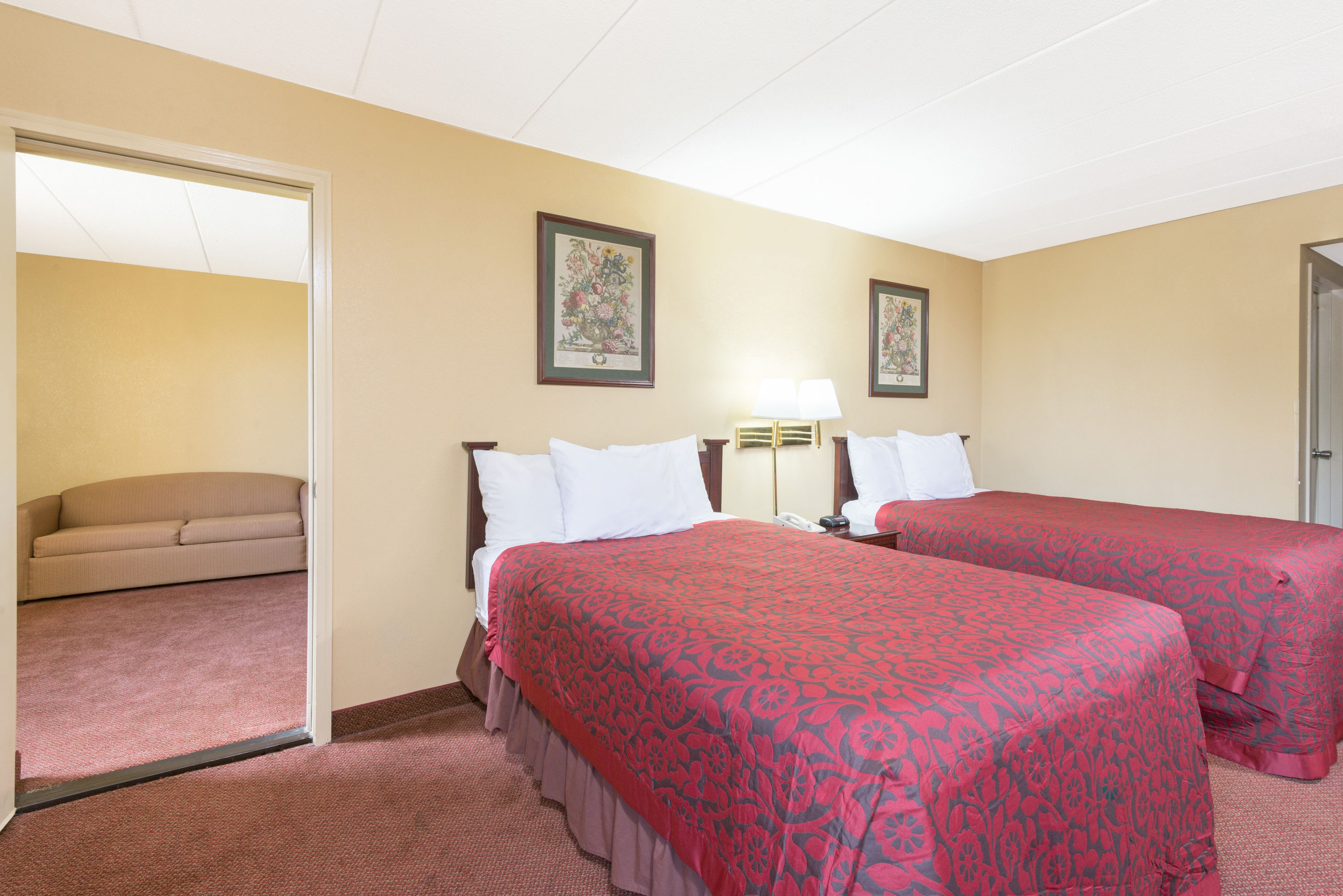 Guest room at the Days Inn by Wyndham Hagerstown I-70 in Hagerstown, Maryland