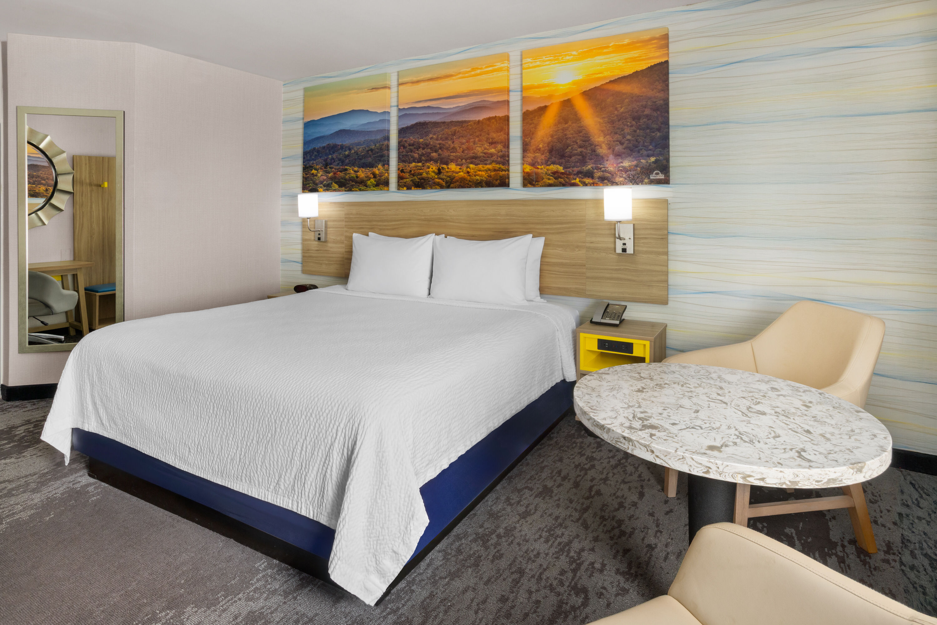 Guest room at the Days Inn by Wyndham Lanham Washington DC in Lanham, Maryland