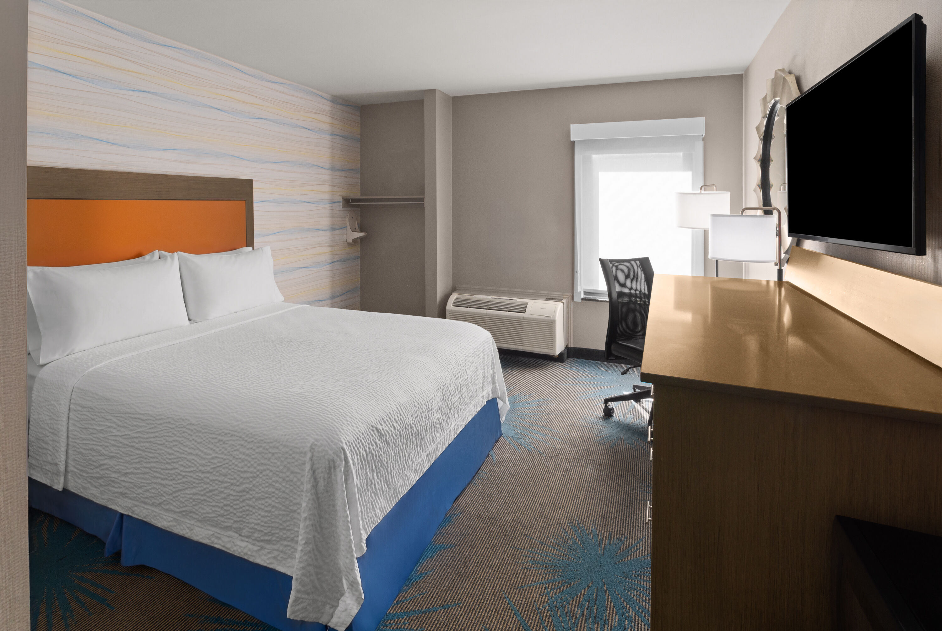 Guest room at the Days Inn by Wyndham Lanham Washington DC in Lanham, Maryland