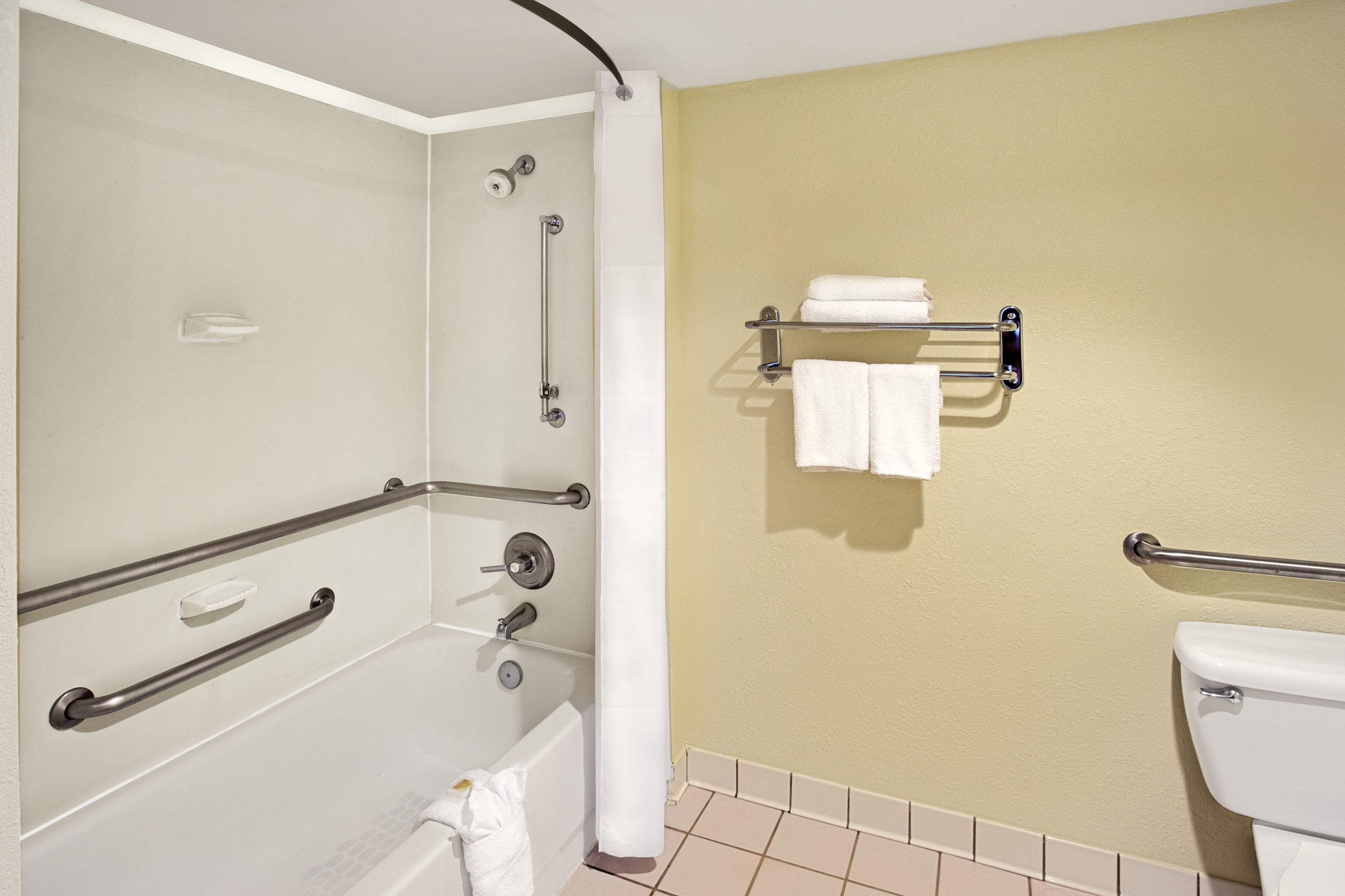 Guest room at the Days Inn by Wyndham Silver Spring in Silver Spring, Maryland