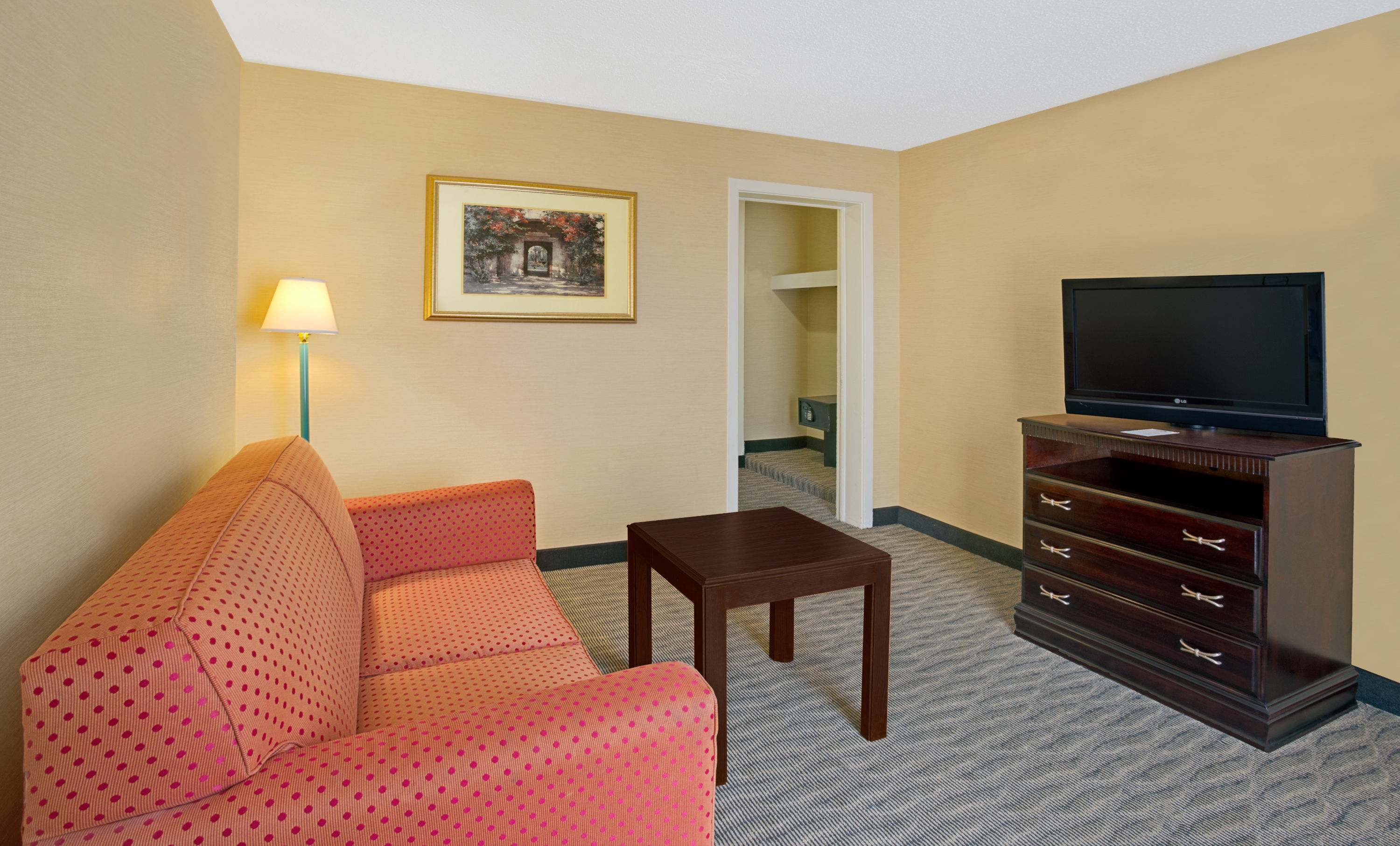 Guest room at the Days Inn by Wyndham Silver Spring in Silver Spring, Maryland