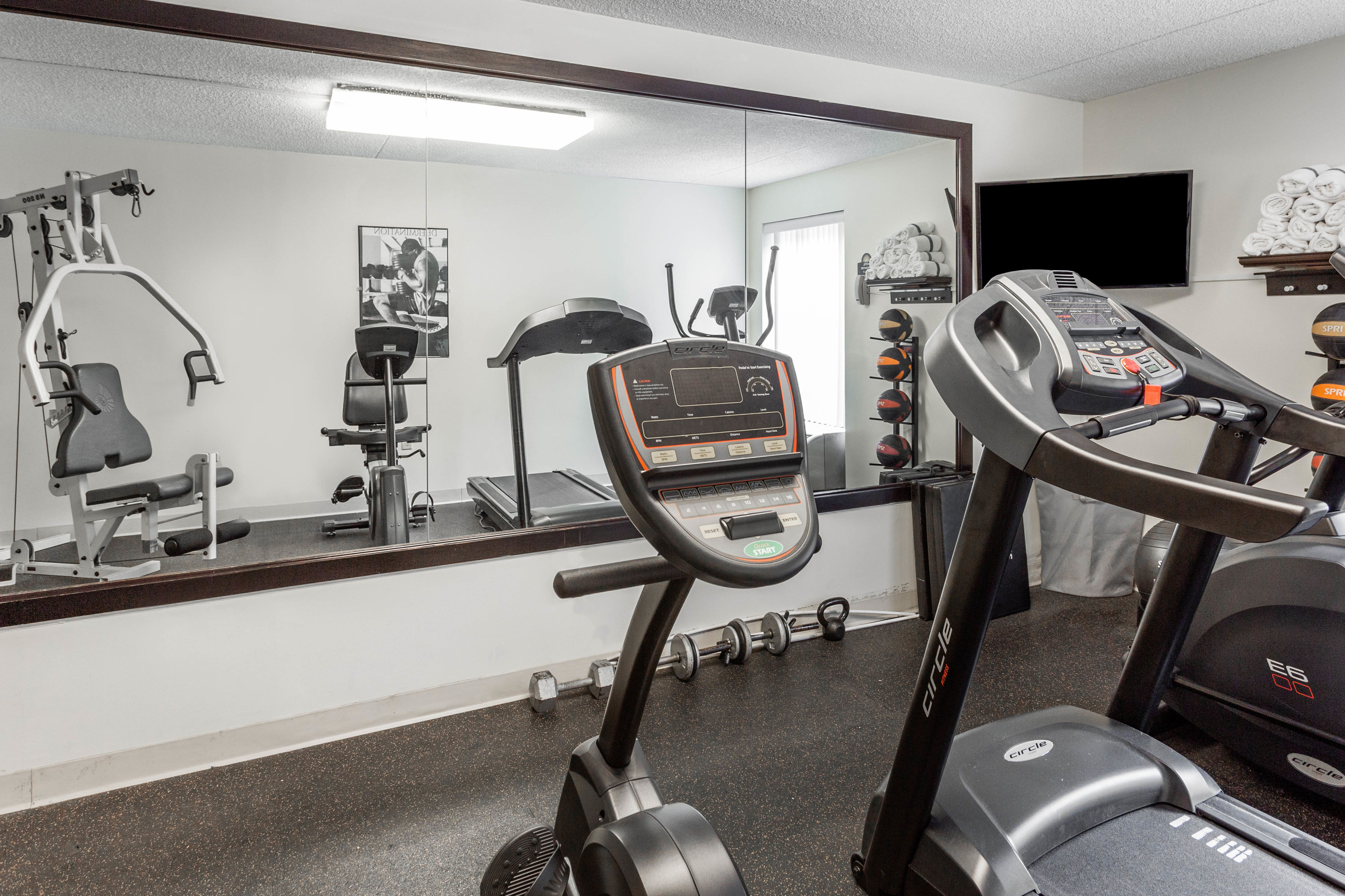 Fitness room at Days Inn by Wyndham Westminster in Westminster, Maryland