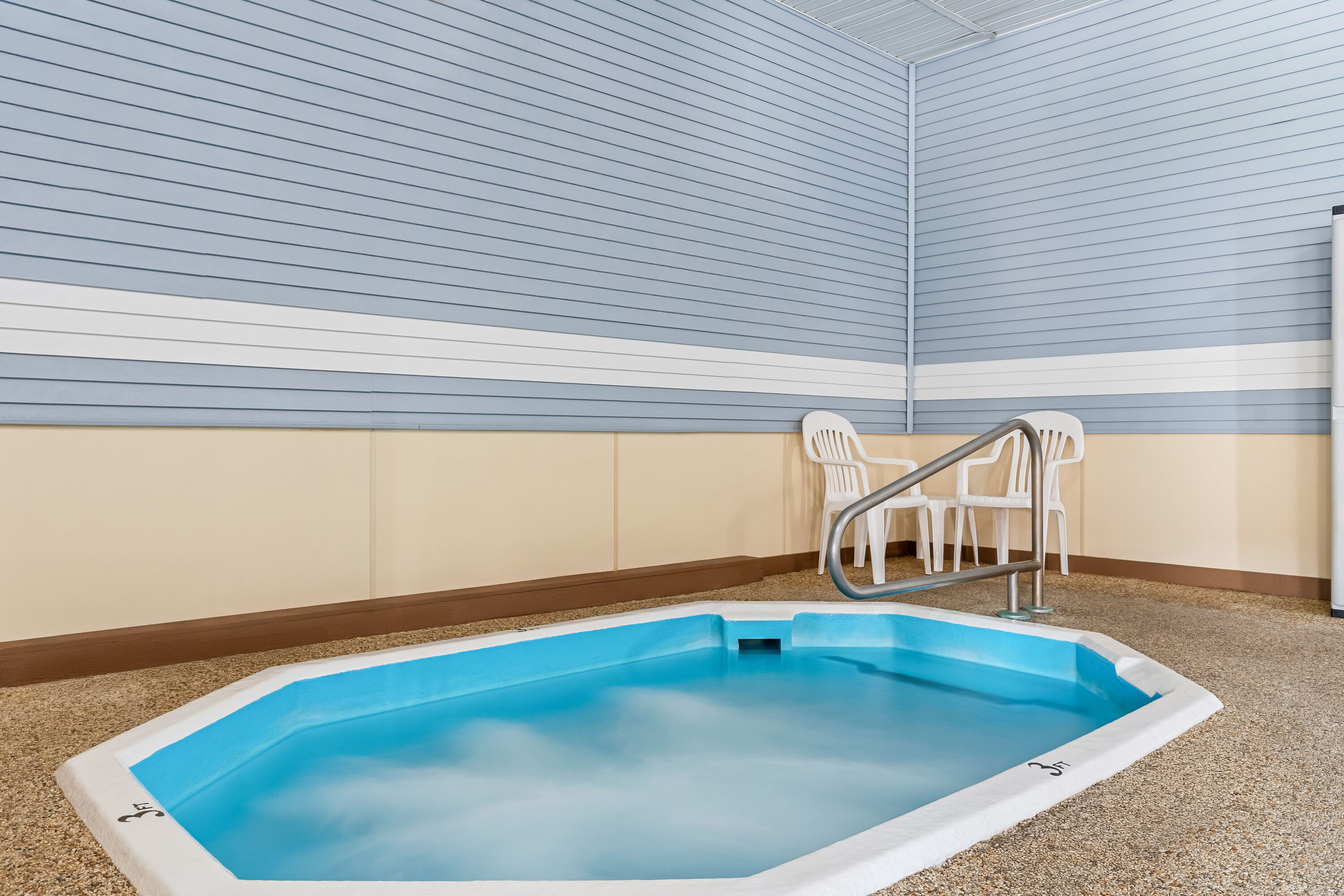 Indoor pool at the Days Inn by Wyndham Alpena in Alpena, Michigan