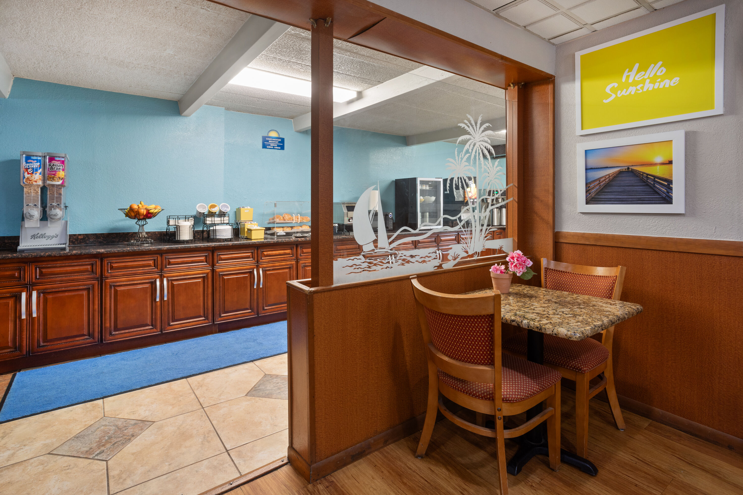 Free breakfast at Days Inn by Wyndham Ann Arbor in Ann Arbor, Michigan