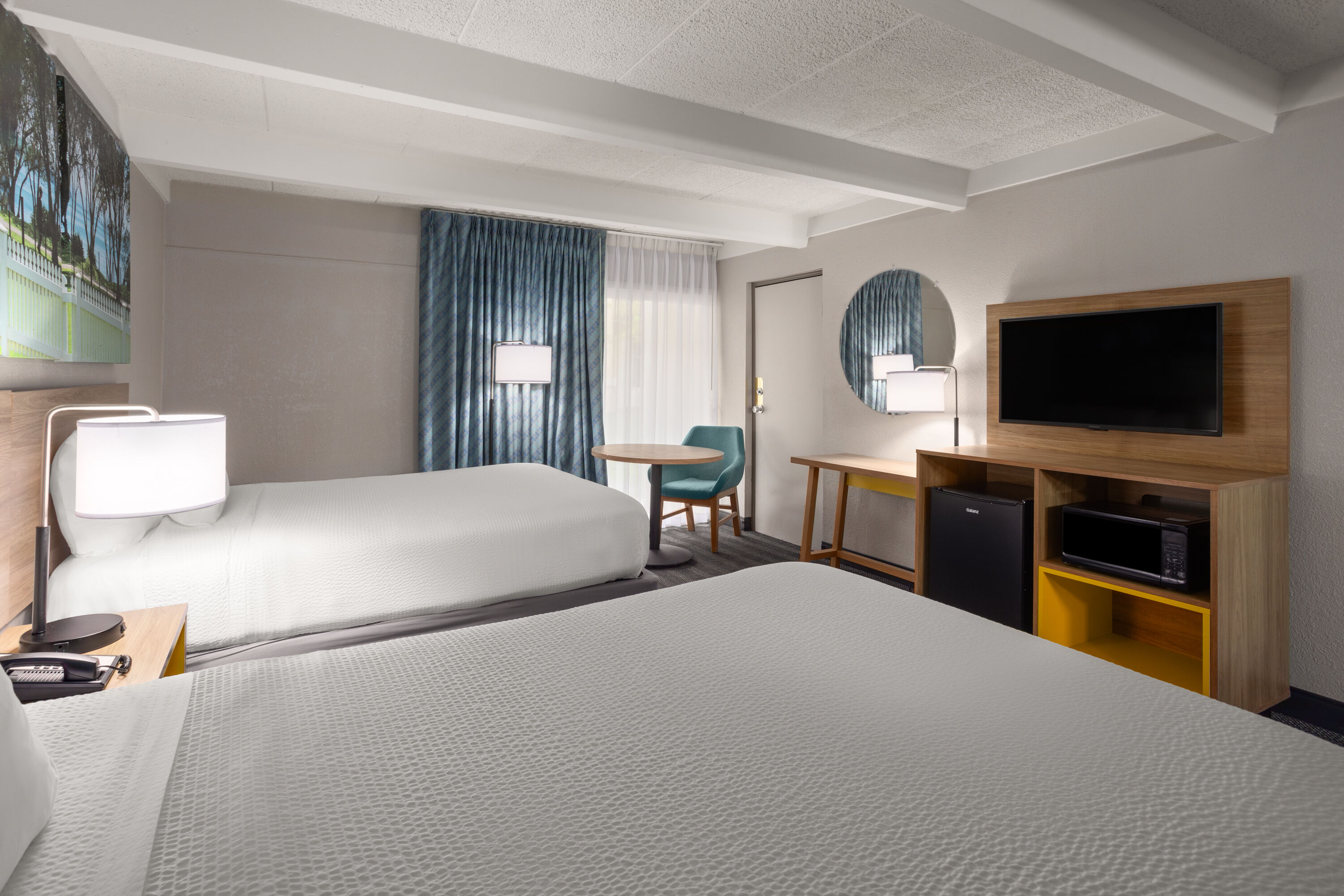 Guest room at the Days Inn by Wyndham Ann Arbor in Ann Arbor, Michigan