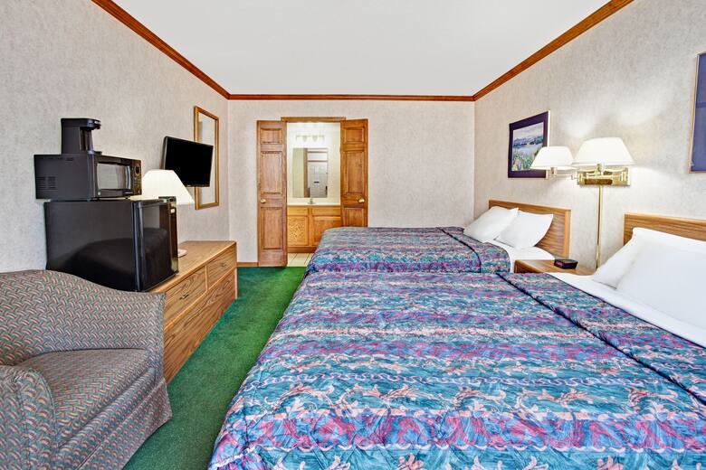 Guest room at the Days Inn Canton in Canton, Michigan