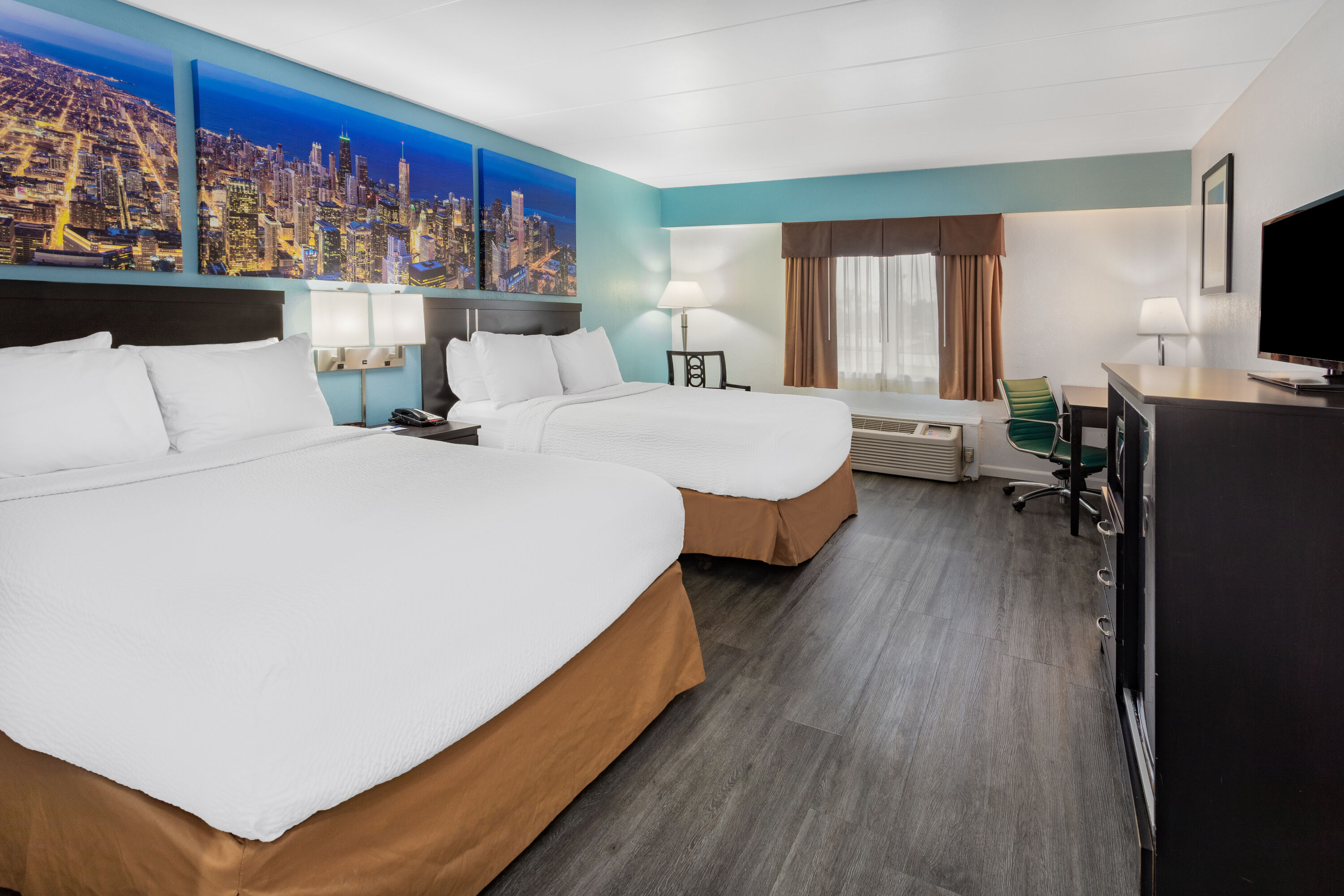 Guest room at the Days Inn by Wyndham Livonia/Canton/Detroit in Livonia, Michigan