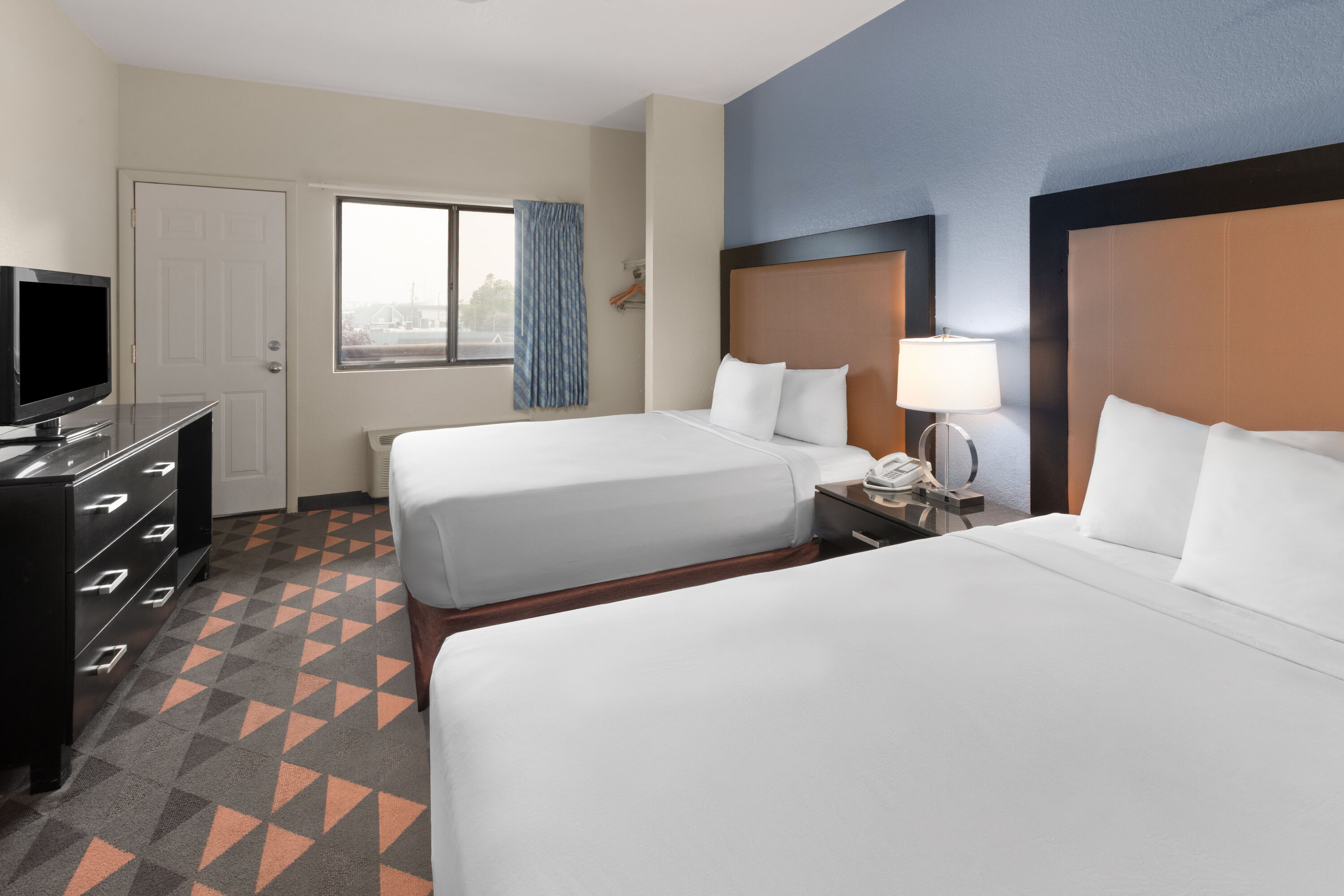 Guest room at the Days Inn by Wyndham Mackinaw City/Bridgeview Area in Mackinaw City, Michigan