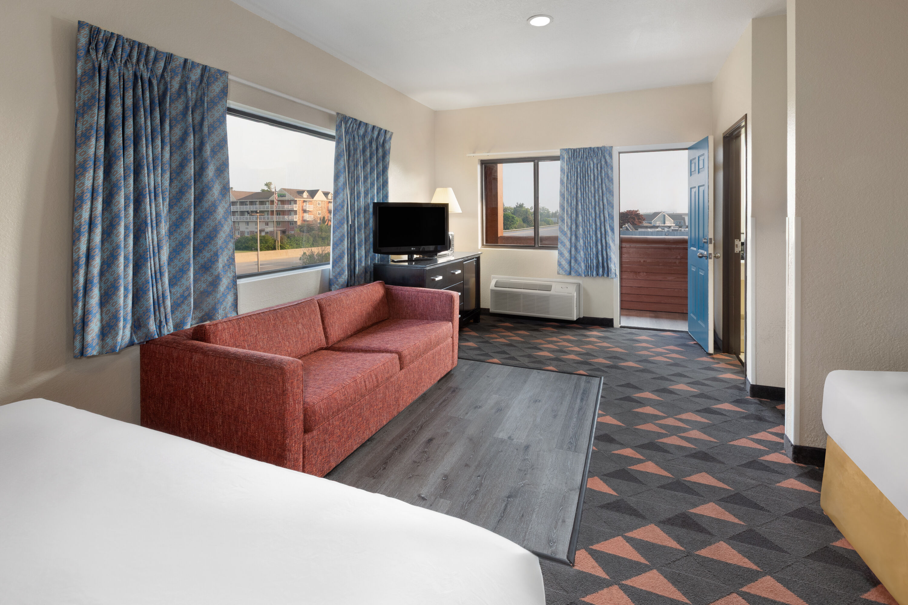 Guest room at the Days Inn by Wyndham Mackinaw City/Bridgeview Area in Mackinaw City, Michigan