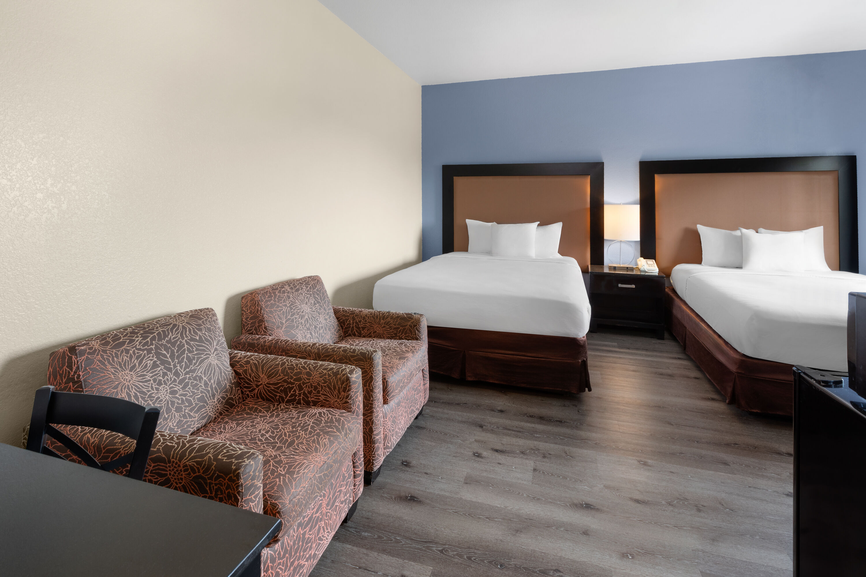 Guest room at the Days Inn by Wyndham Mackinaw City/Bridgeview Area in Mackinaw City, Michigan