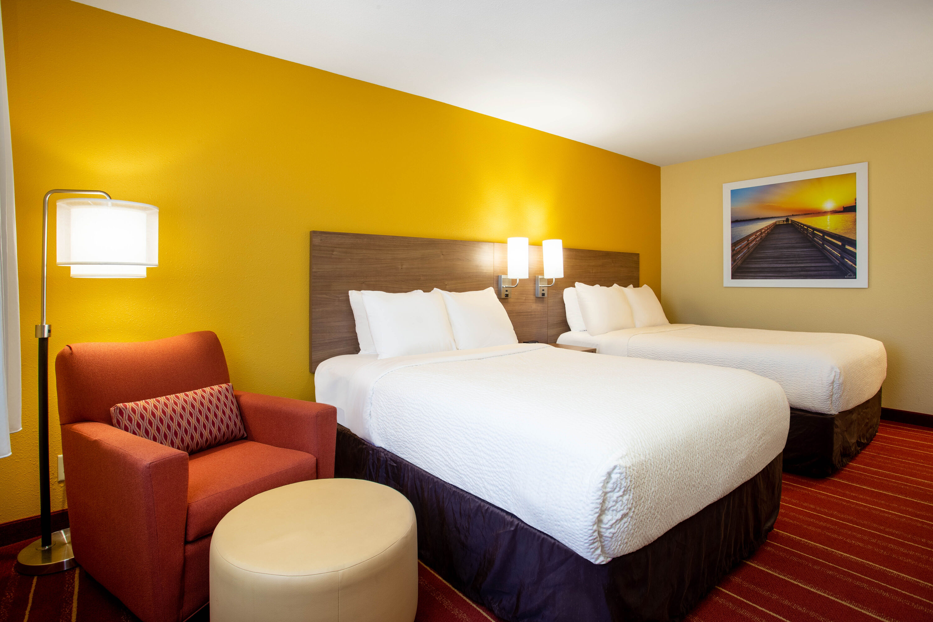 Guest room at the Days Inn by Wyndham Marquette in Marquette, Michigan