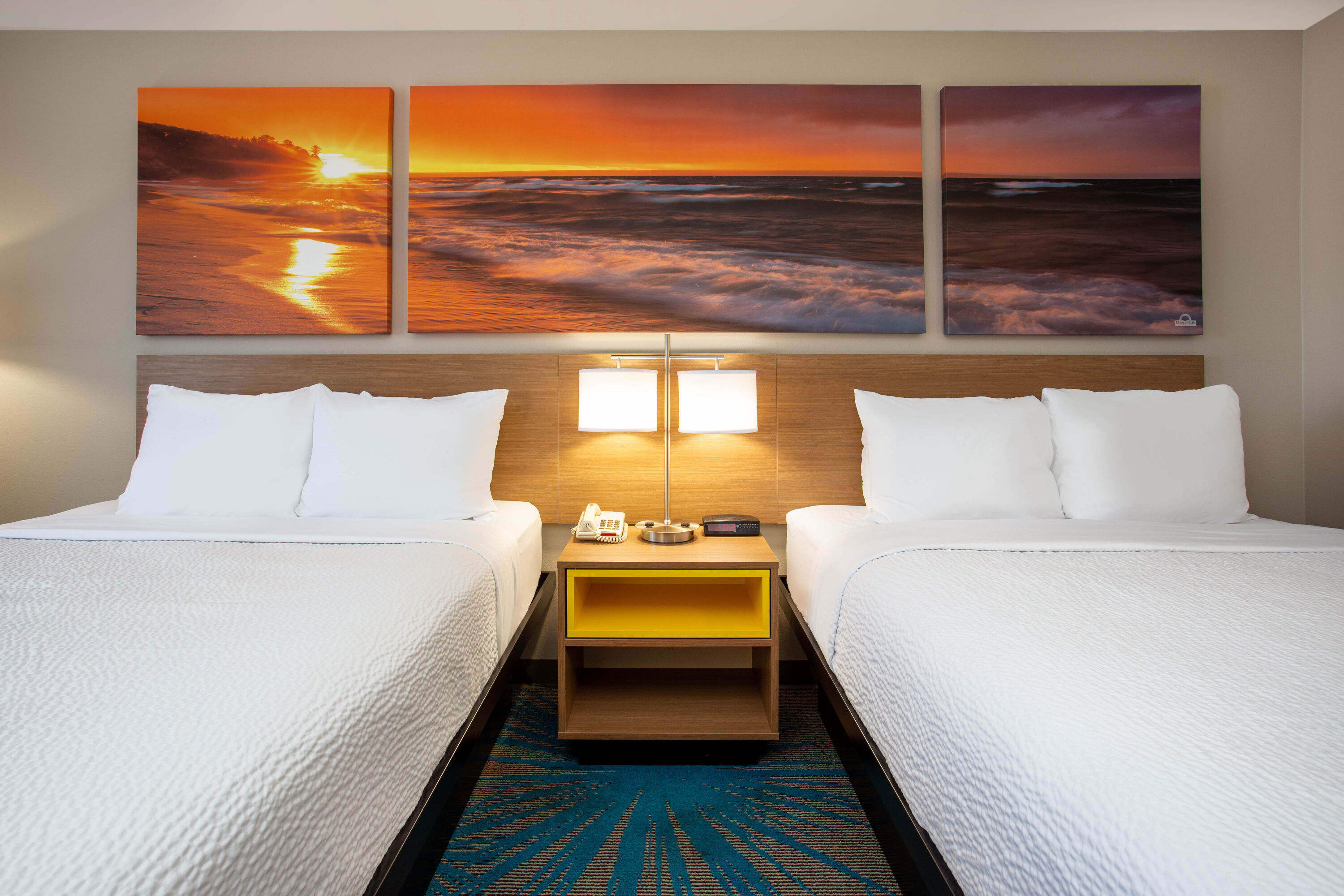 Guest room at the Days Inn by Wyndham Marquette in Marquette, Michigan