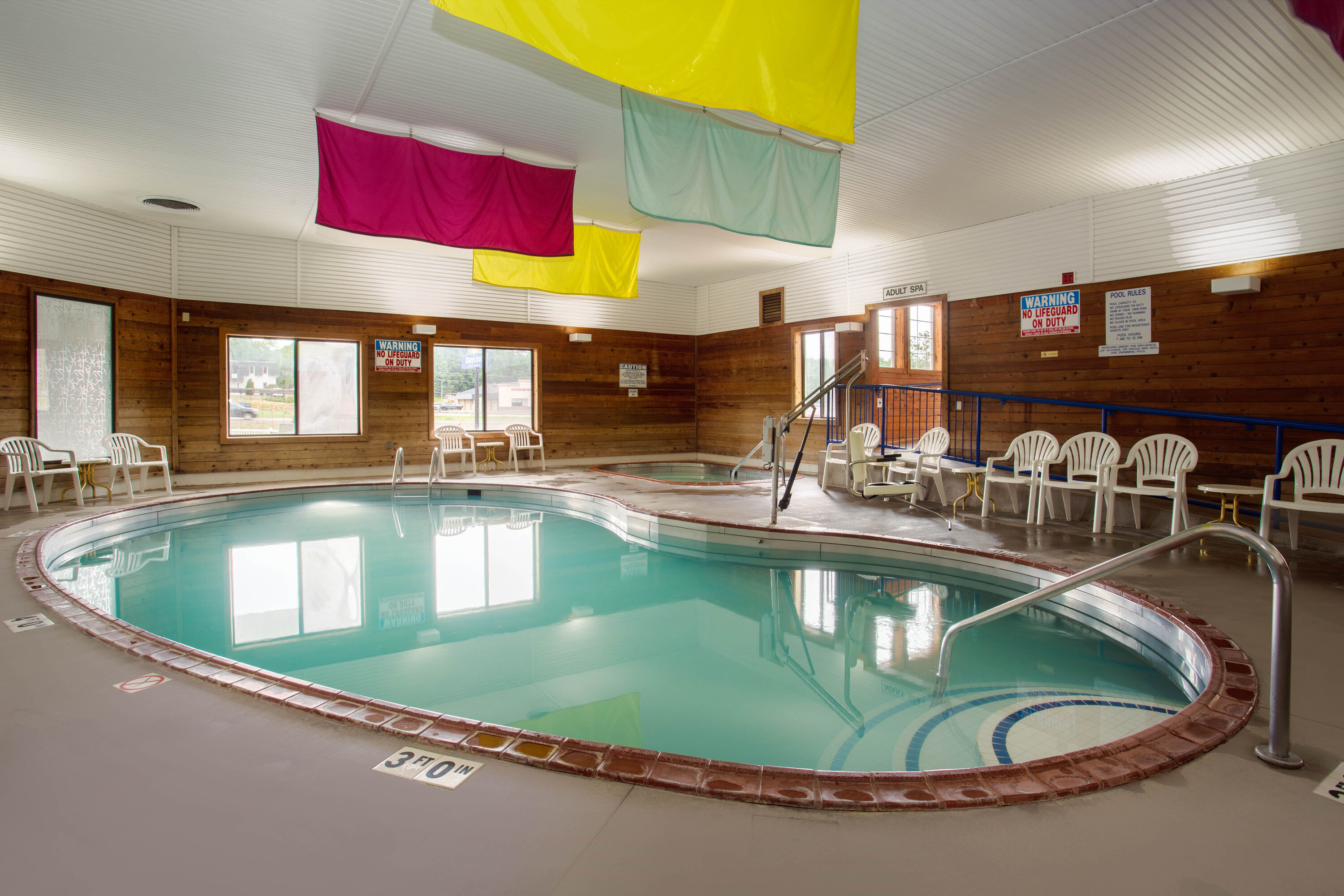 Pool at the Days Inn by Wyndham Marquette in Marquette, Michigan