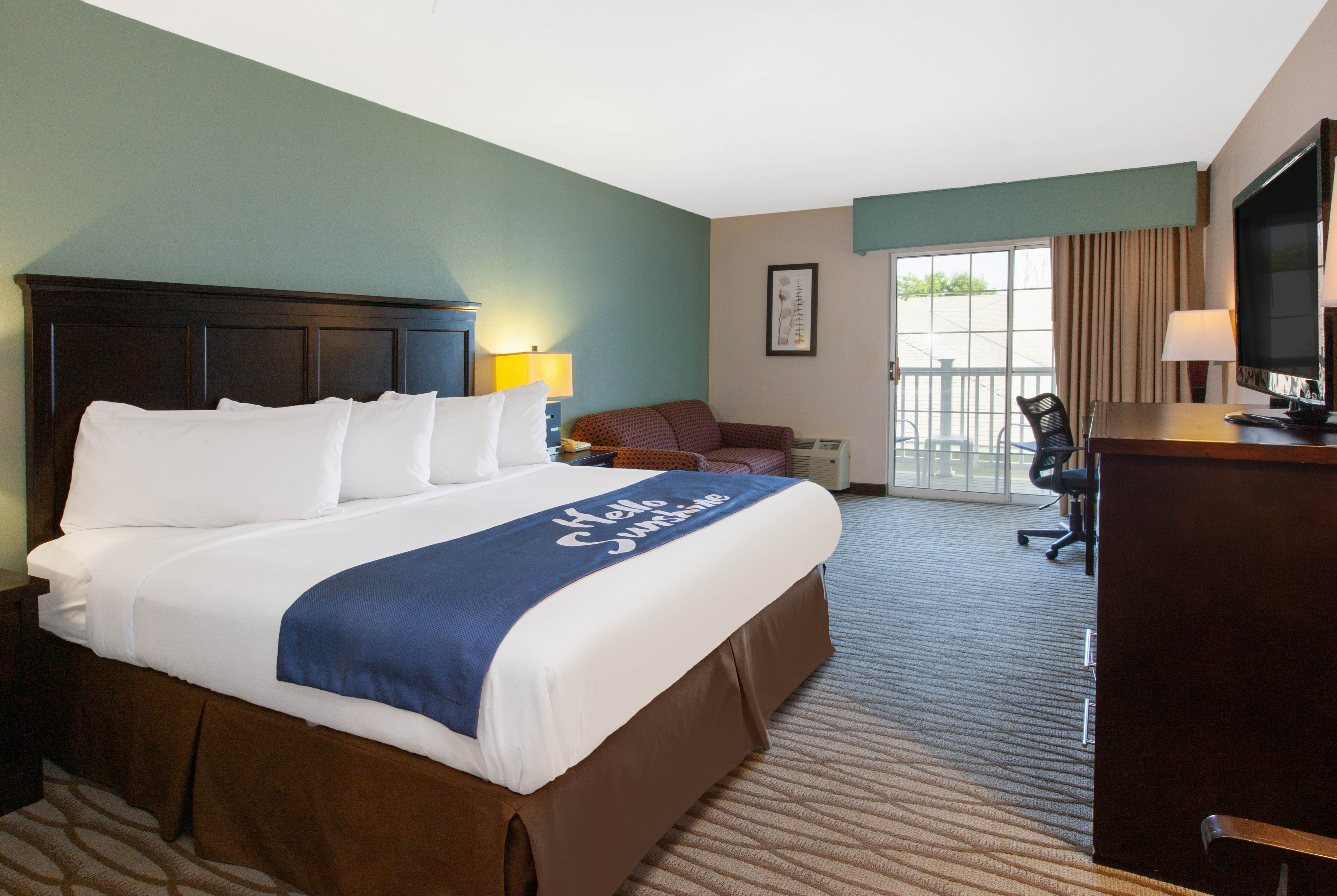 Guest room at the Days Inn by Wyndham Petoskey in Petoskey, Michigan