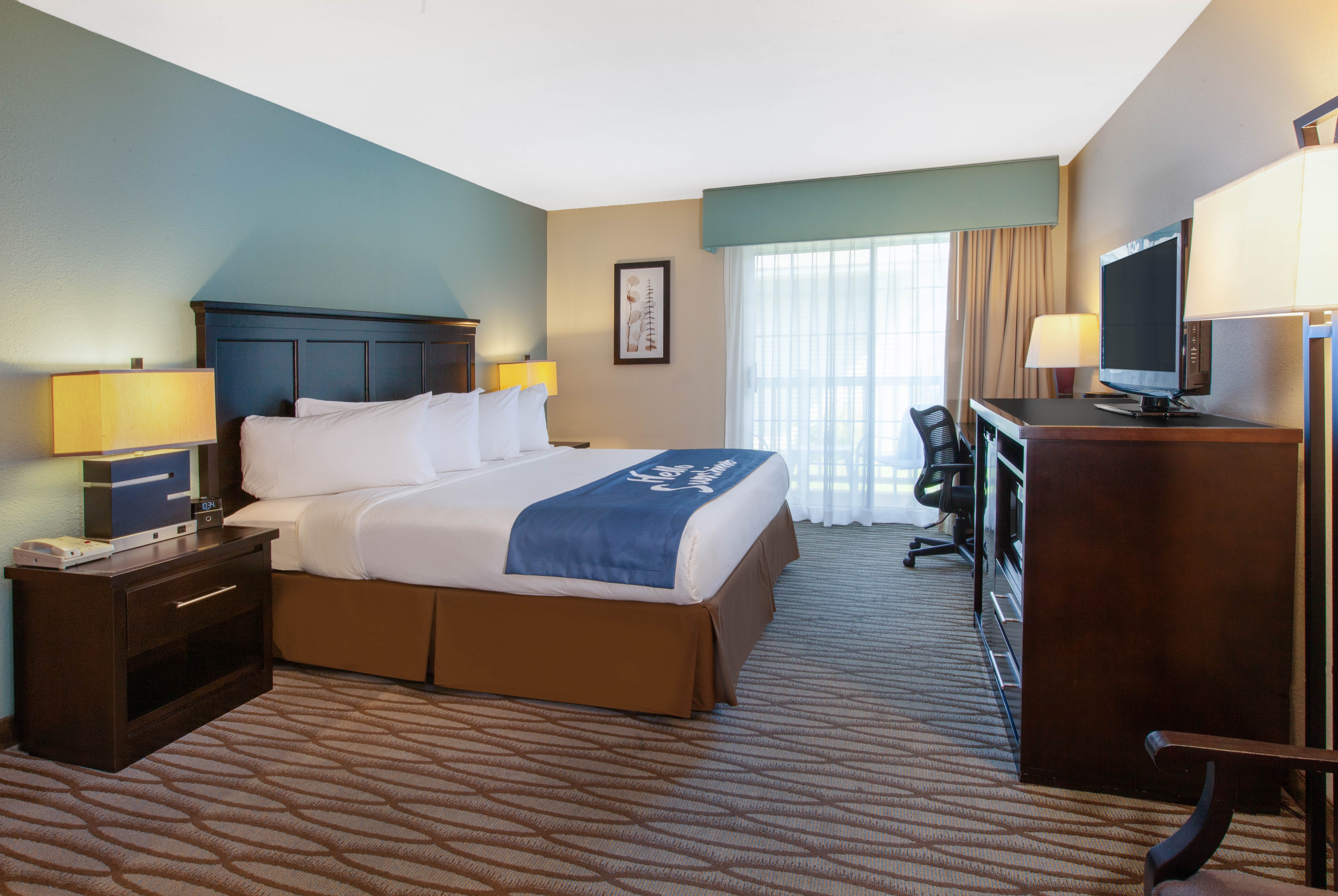 Guest room at the Days Inn by Wyndham Petoskey in Petoskey, Michigan