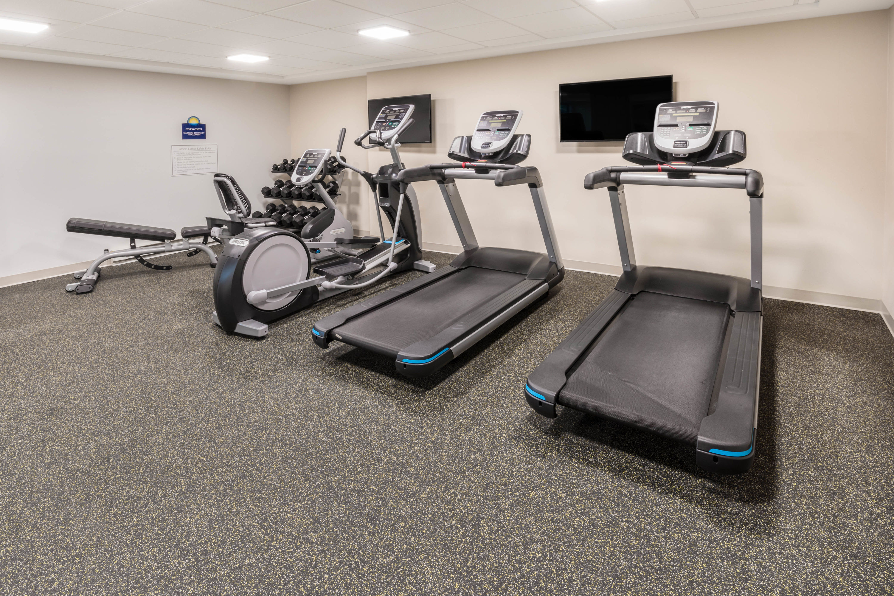 Fitness room at Days Inn & Suites by Wyndham Duluth by the Mall in Duluth, Minnesota