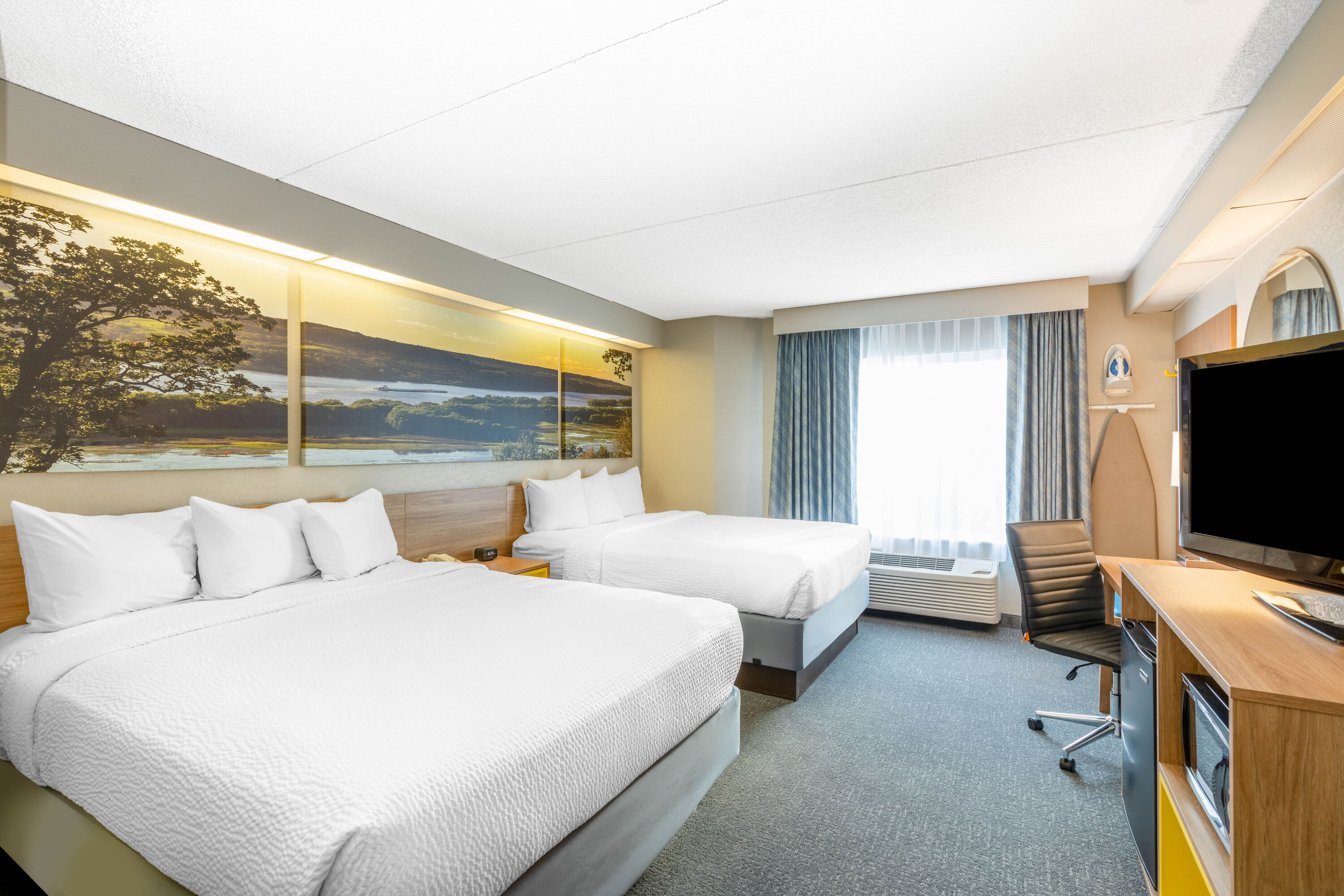 Guest room at the Days Inn by Wyndham Eagan Minnesota Near Mall of America in Eagan, Minnesota