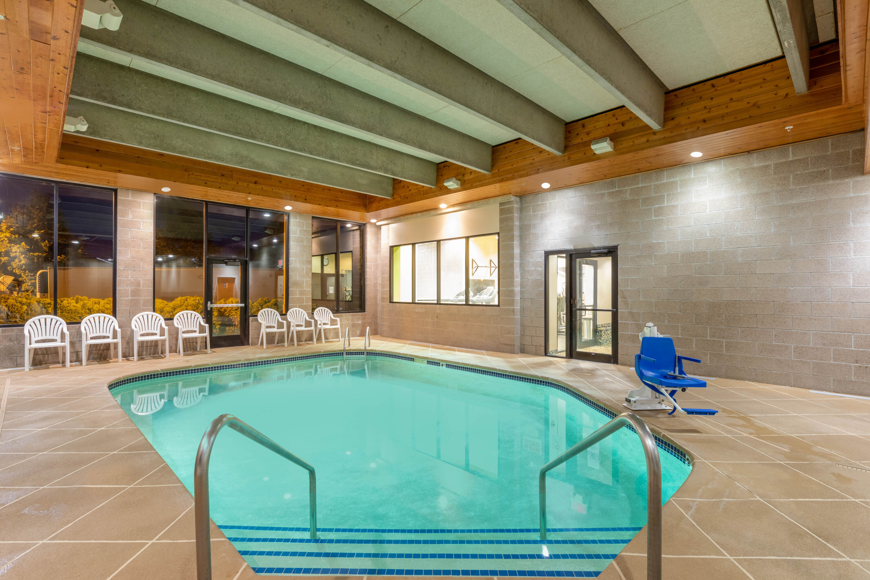 Pool at the Days Inn by Wyndham Eagan Minnesota Near Mall of America in Eagan, Minnesota