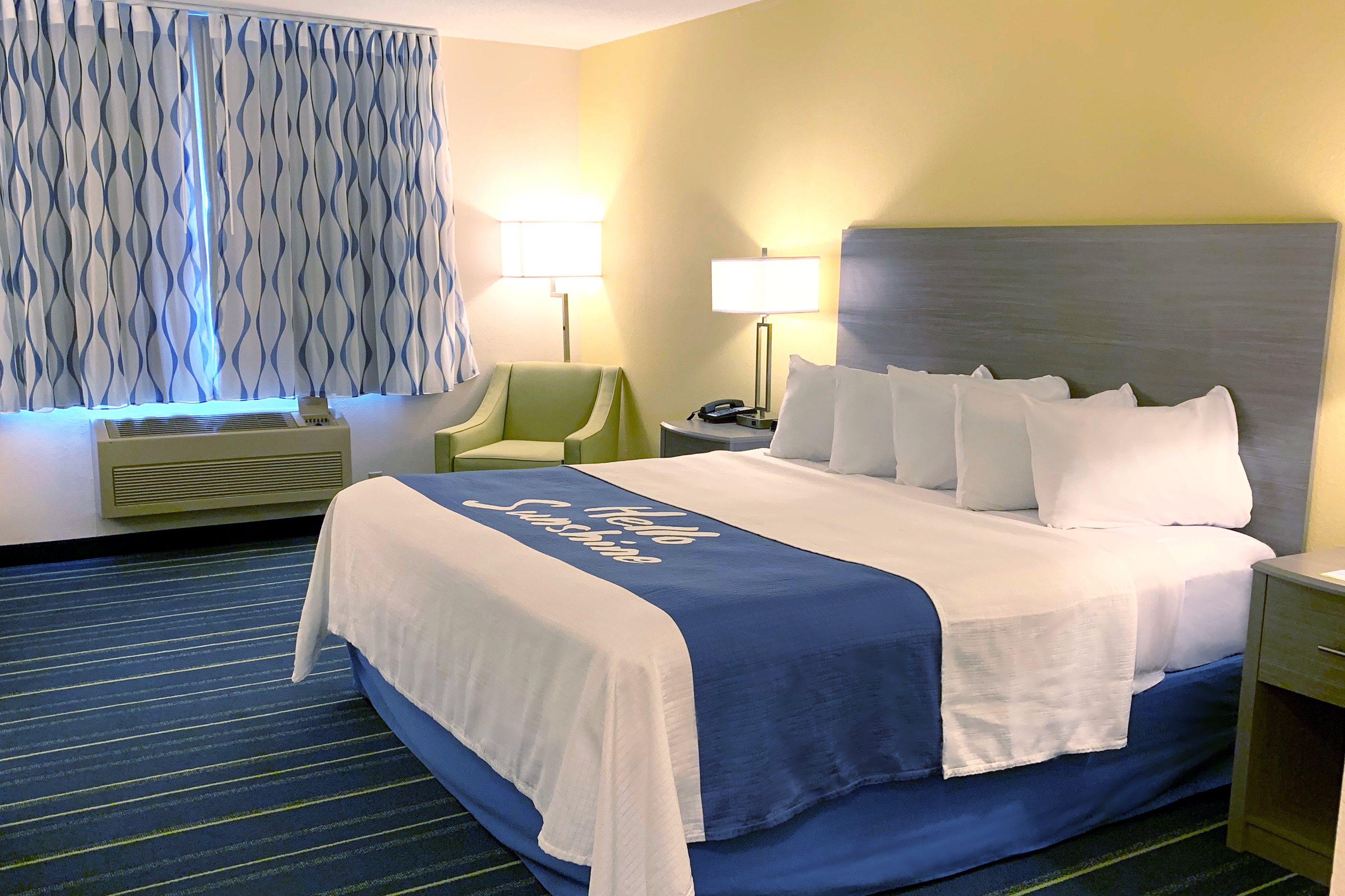 Guest room at the Days Inn by Wyndham Hinckley in Hinckley, Minnesota