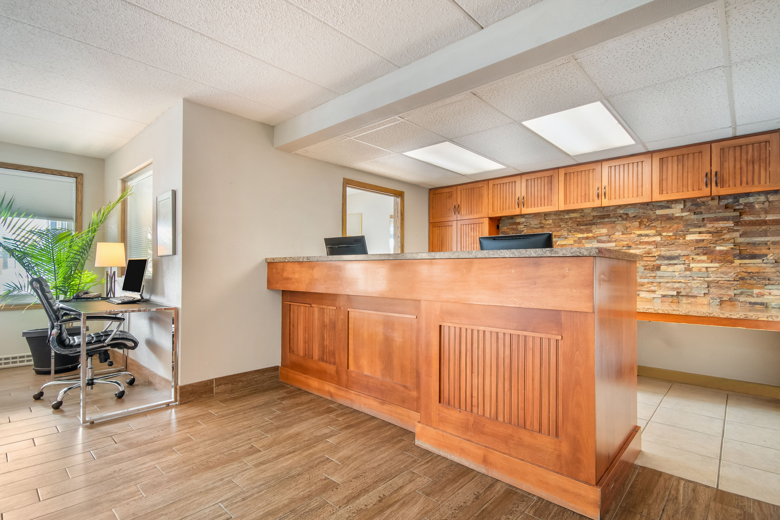 Days Inn by Wyndham International Falls reception in International Falls, Minnesota