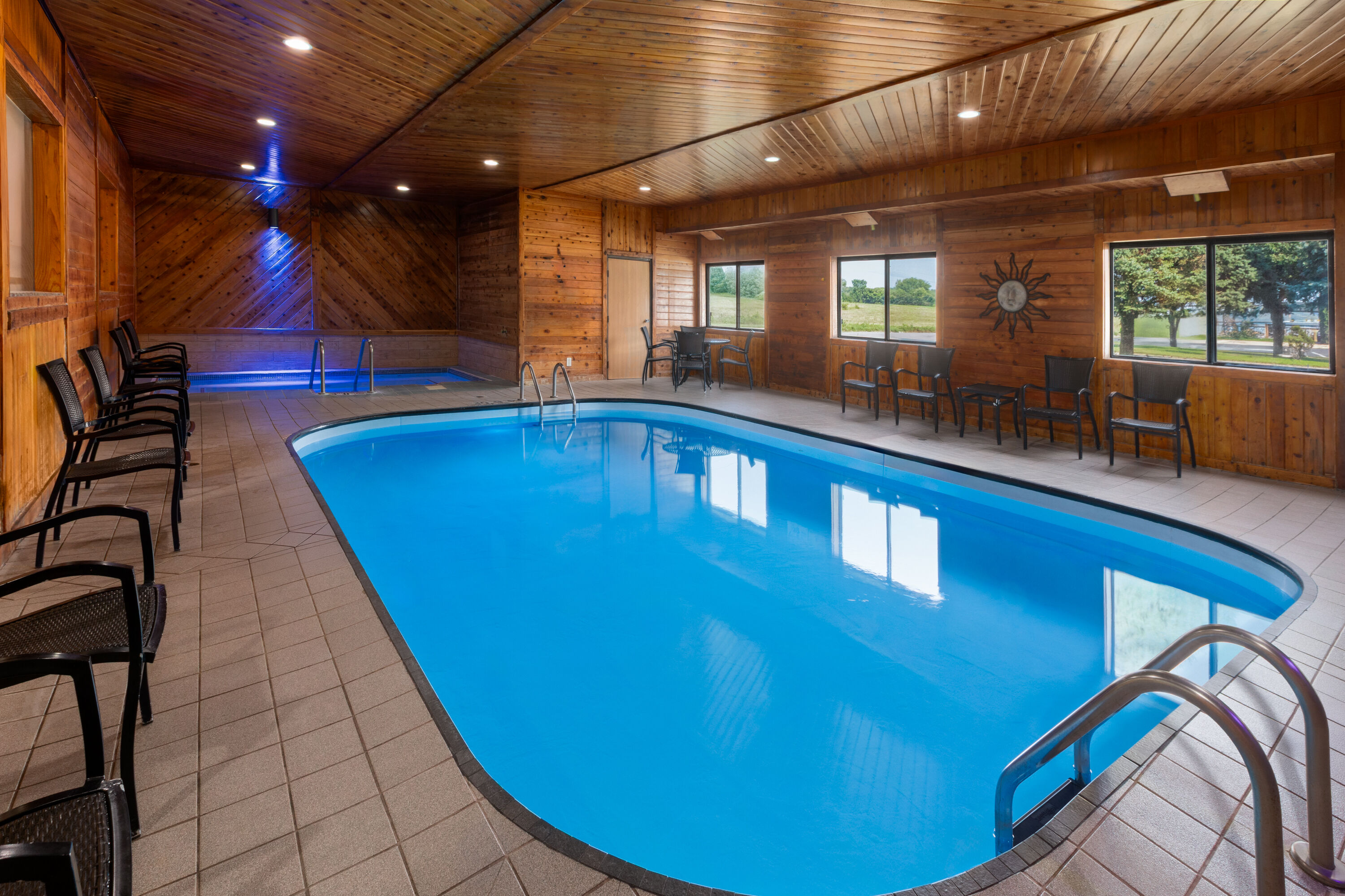 Indoor pool at the Days Inn by Wyndham Mankato in Mankato, Minnesota