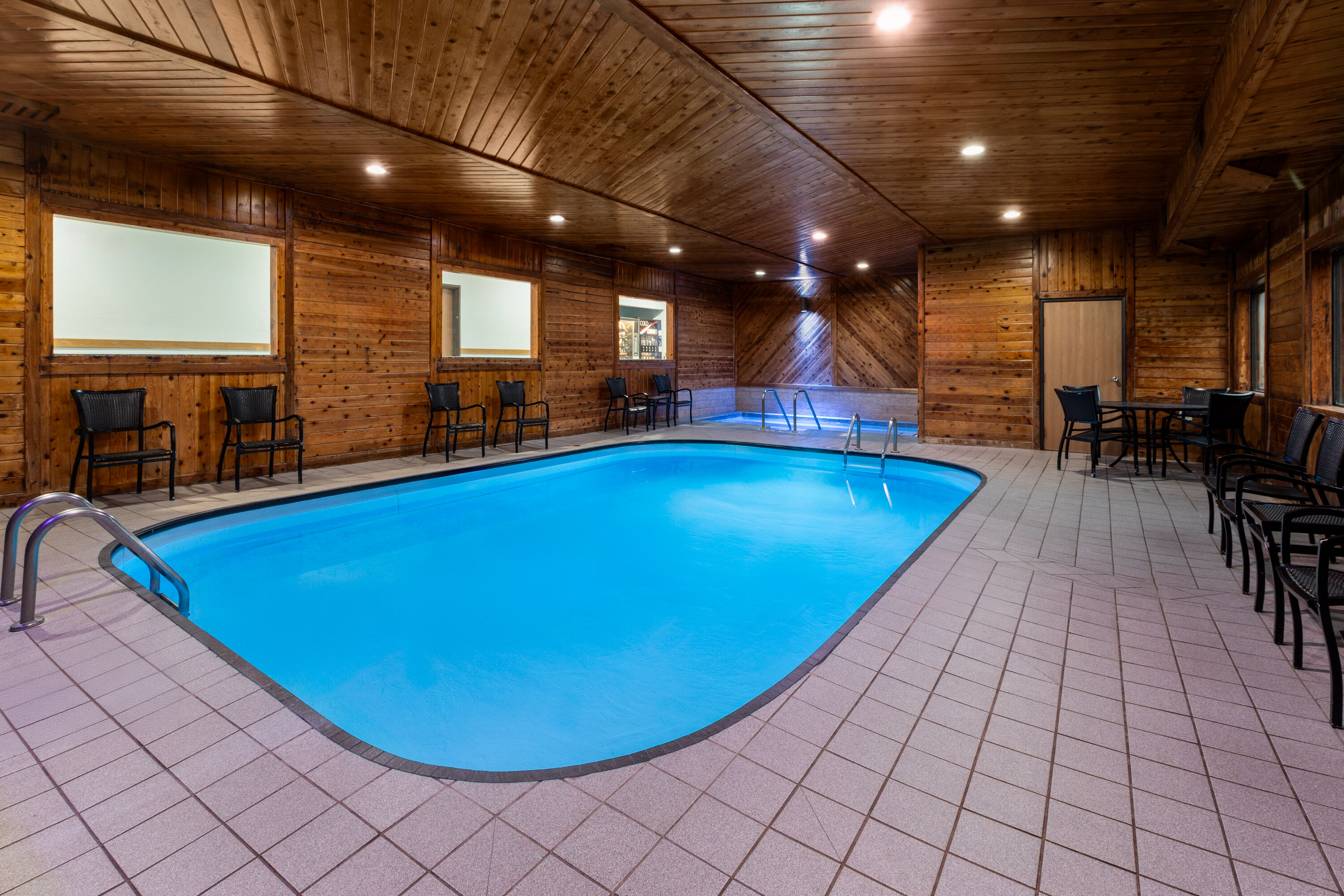 Indoor pool at the Days Inn by Wyndham Mankato in Mankato, Minnesota