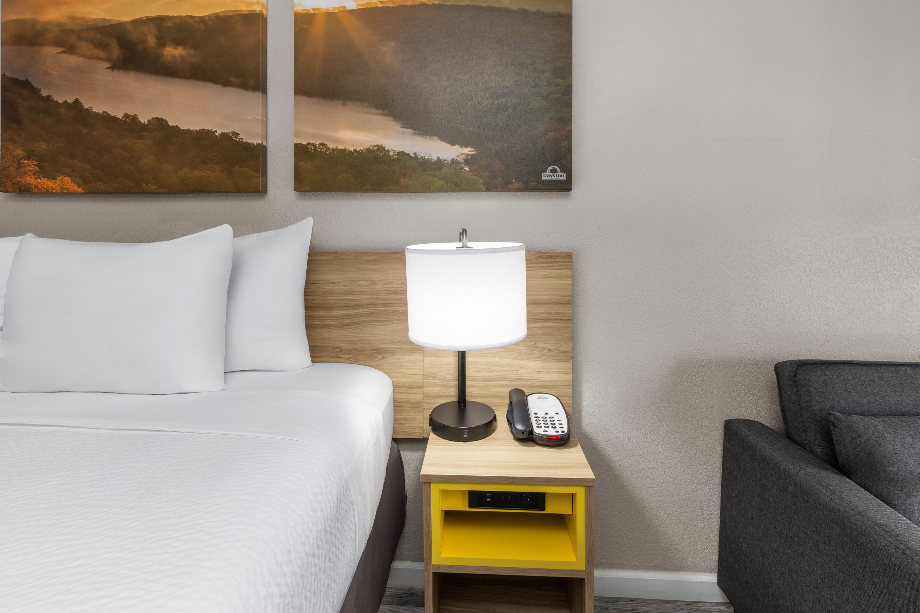 Guest room at the Days Inn by Wyndham Branson Ozarks in Branson, Missouri
