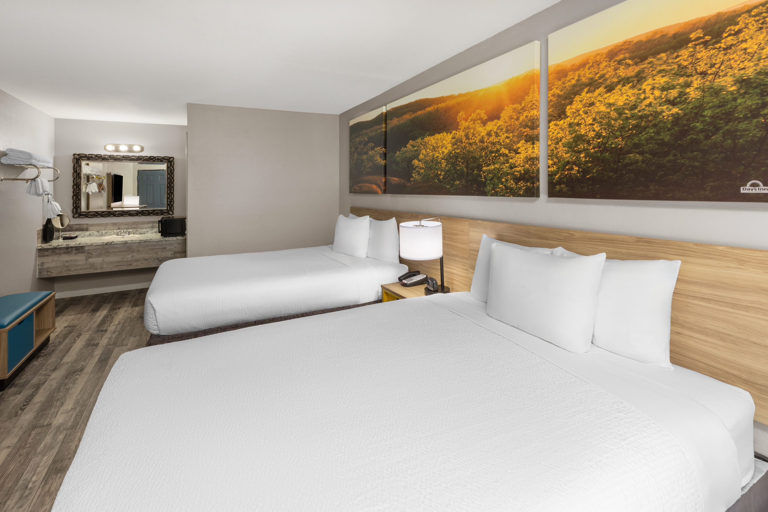 Guest room at the Days Inn by Wyndham Branson Ozarks in Branson, Missouri