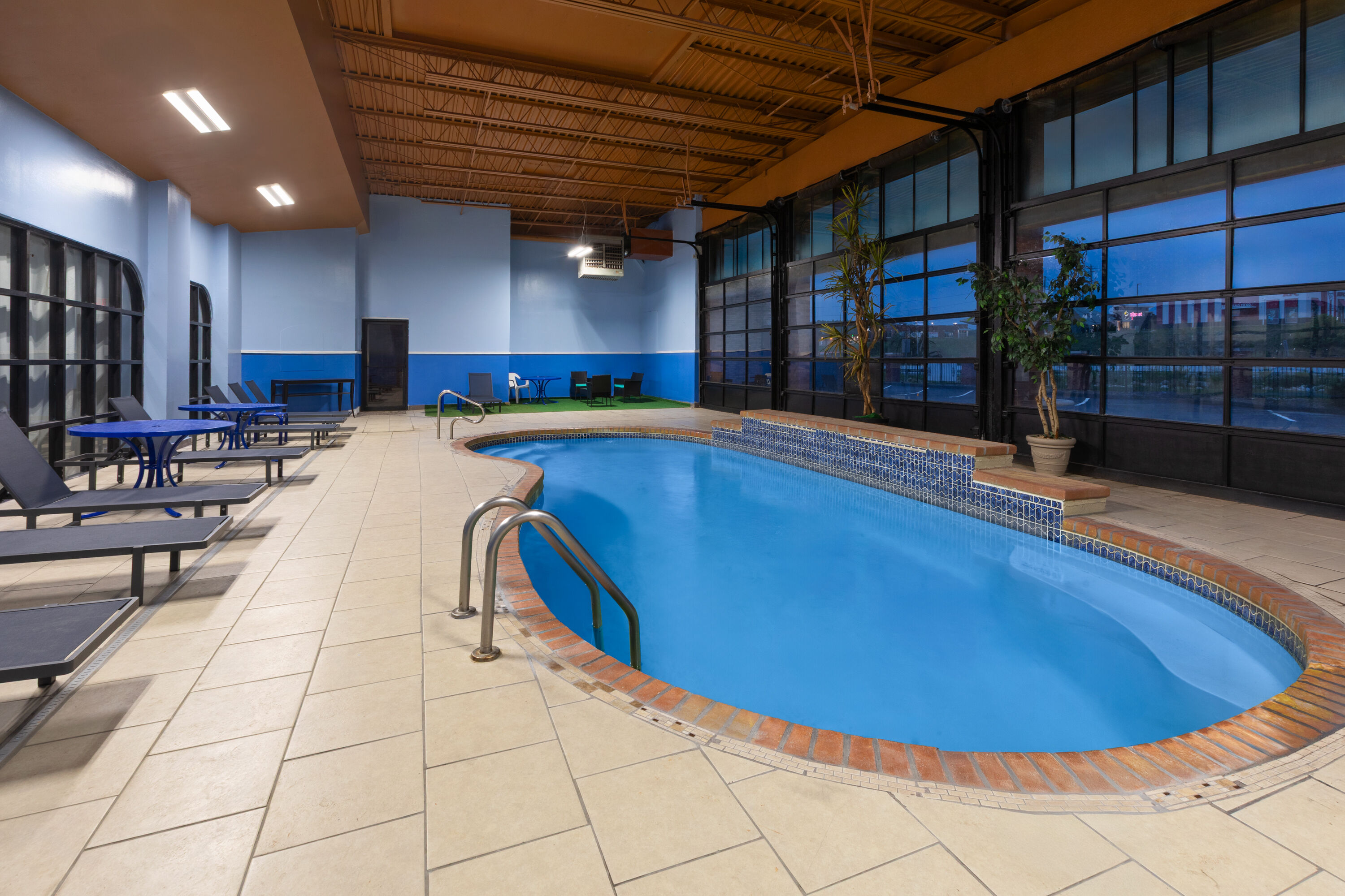 Indoor pool at the Days Inn & Suites by Wyndham Festus in Festus, Missouri