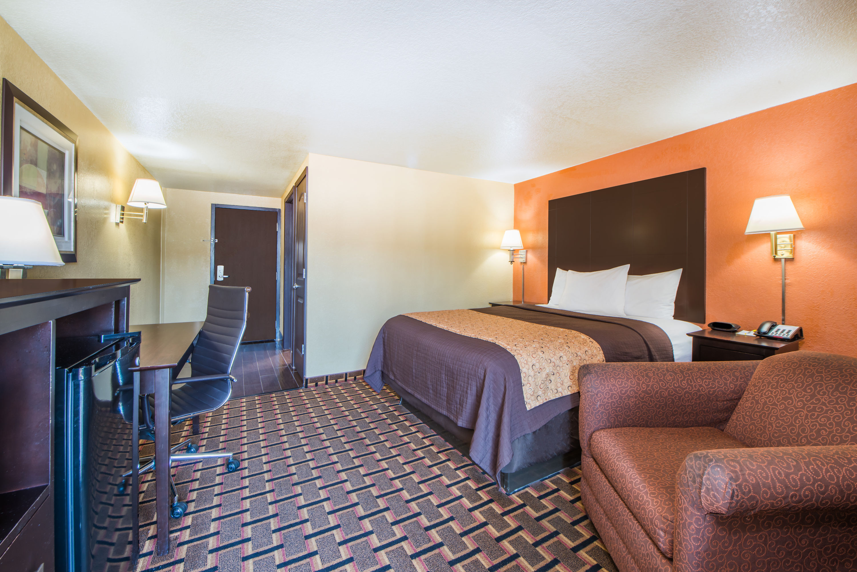 Guest room at the Days Inn by Wyndham Joplin in Joplin, Missouri
