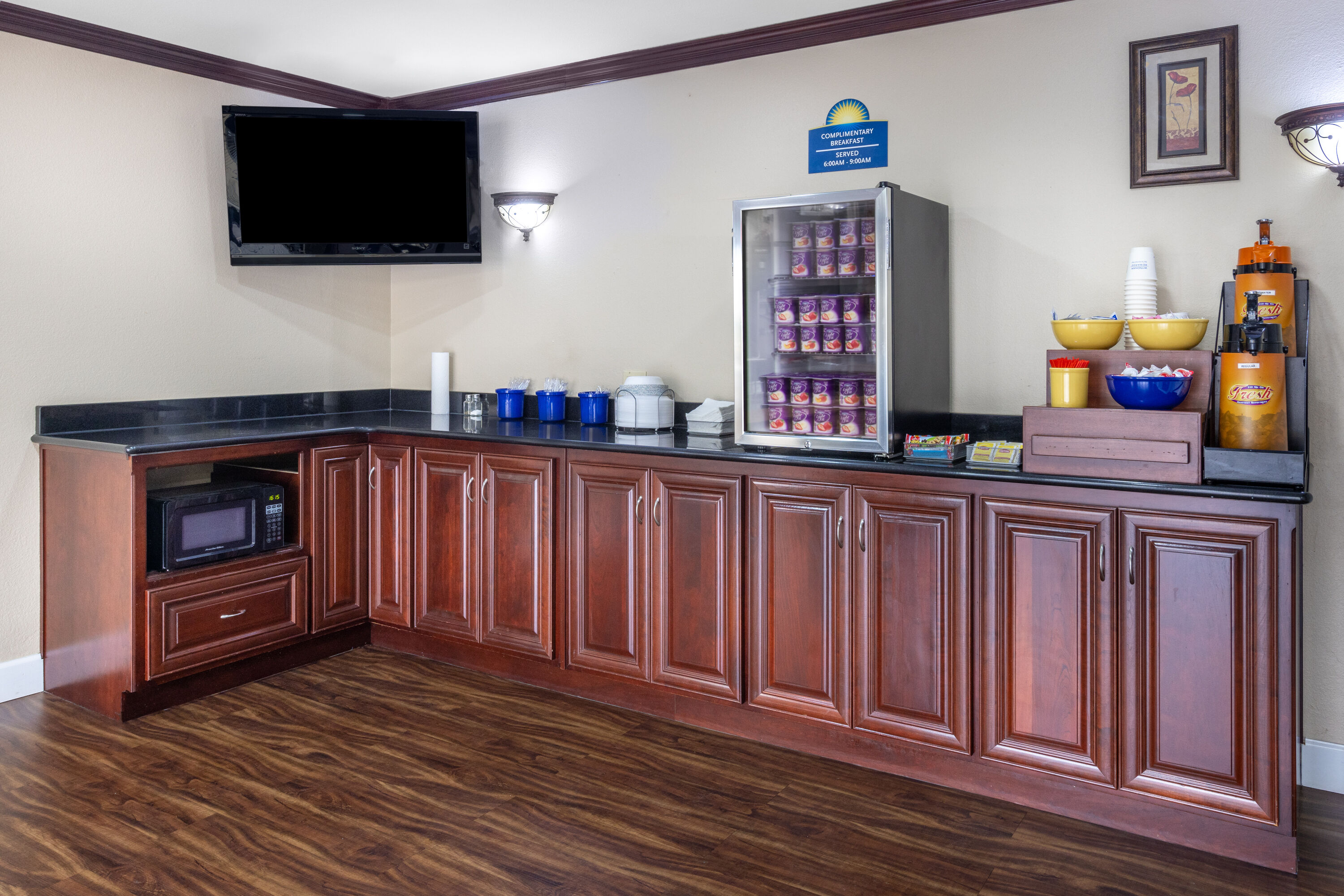 Free breakfast at Days Inn by Wyndham St. Robert Waynesville/Ft. Leonard Wood in St. Robert, Missouri