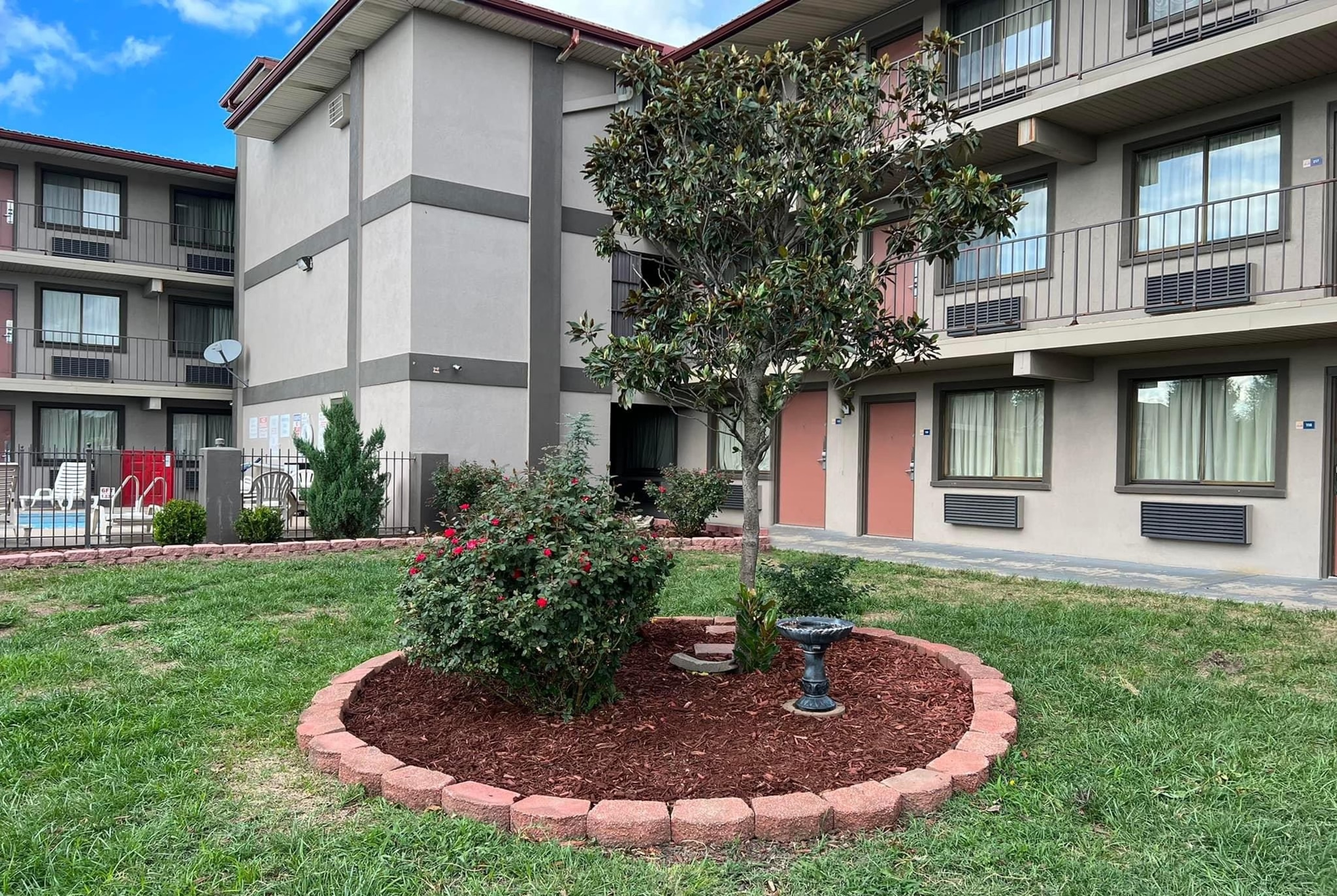 Courtyard at Days Inn & Suites by Wyndham Springfield on I-44 in Springfield, Missouri