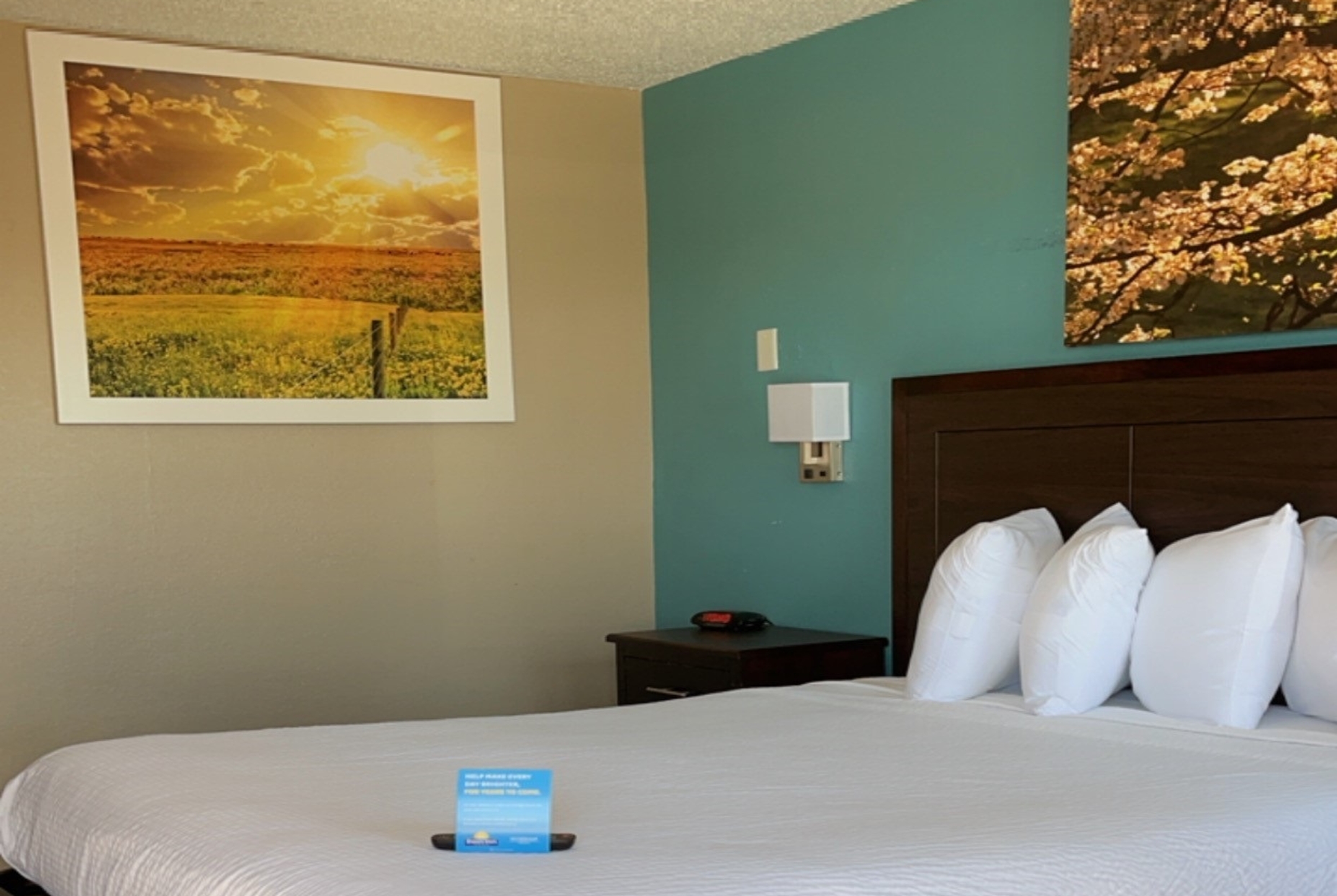 Guest room at the Days Inn & Suites by Wyndham Springfield on I-44 in Springfield, Missouri