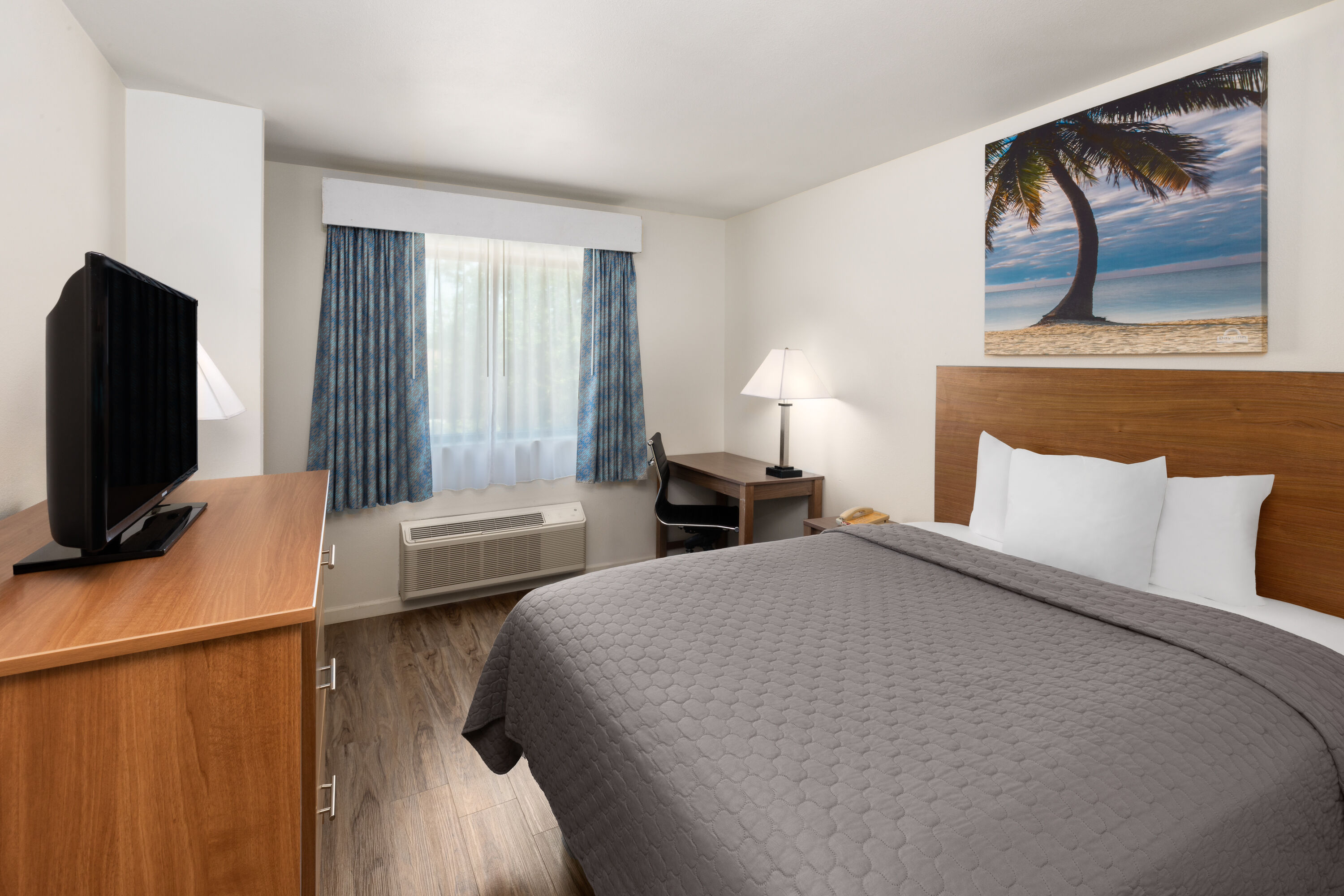 Guest room at the Days Inn by Wyndham Biloxi Beach in Biloxi, Mississippi