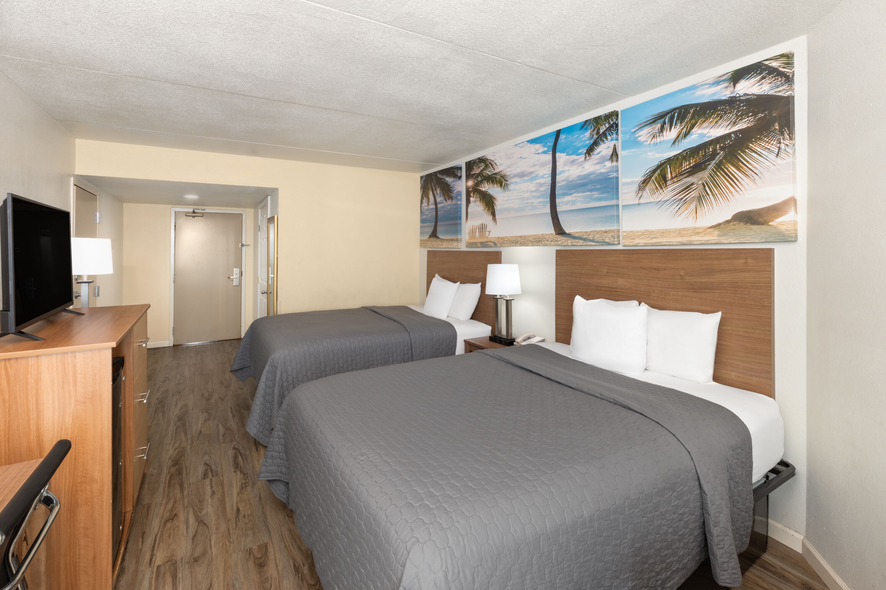 Guest room at the Days Inn by Wyndham Biloxi Beach in Biloxi, Mississippi