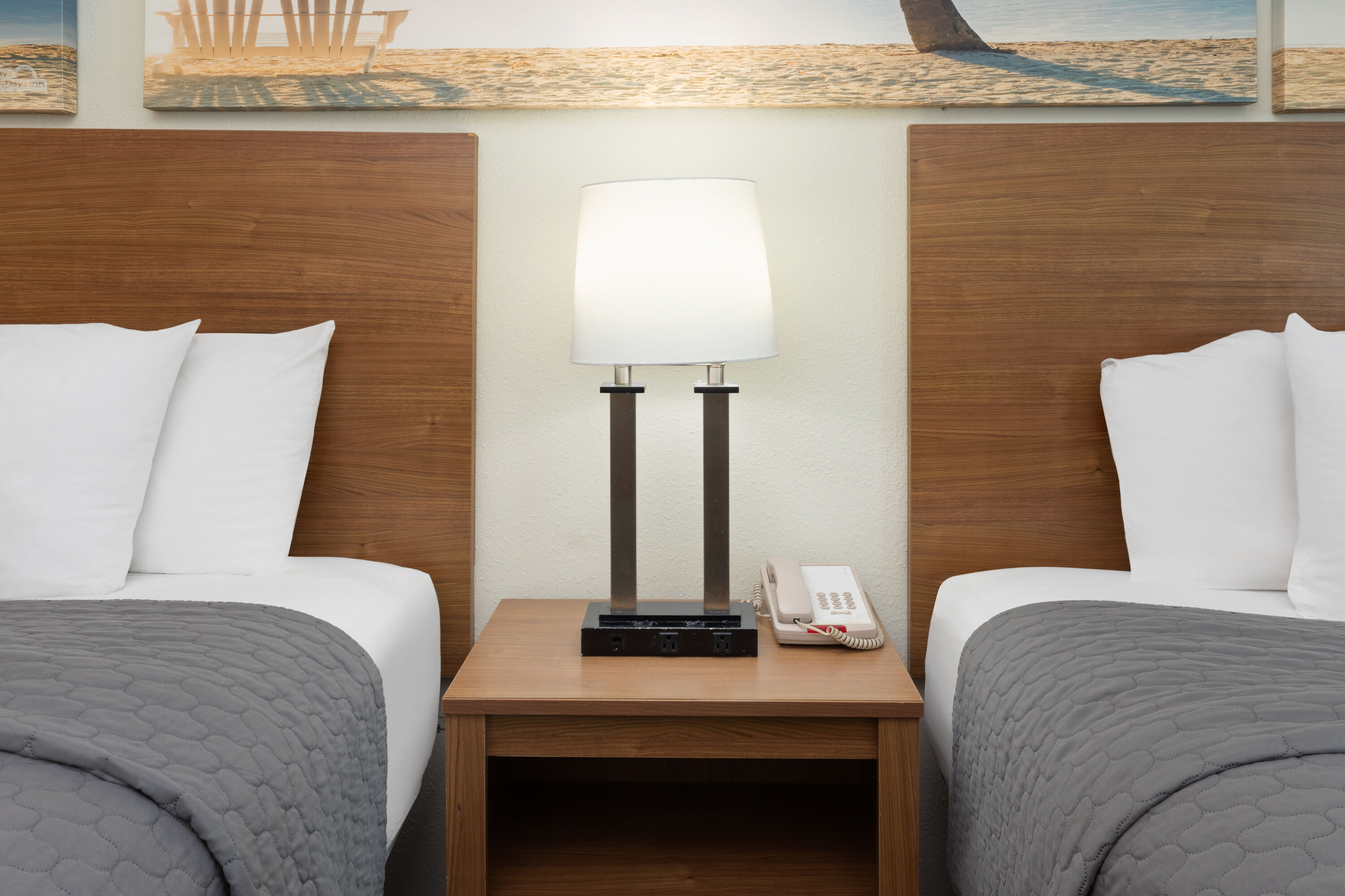 Guest room at the Days Inn by Wyndham Biloxi Beach in Biloxi, Mississippi